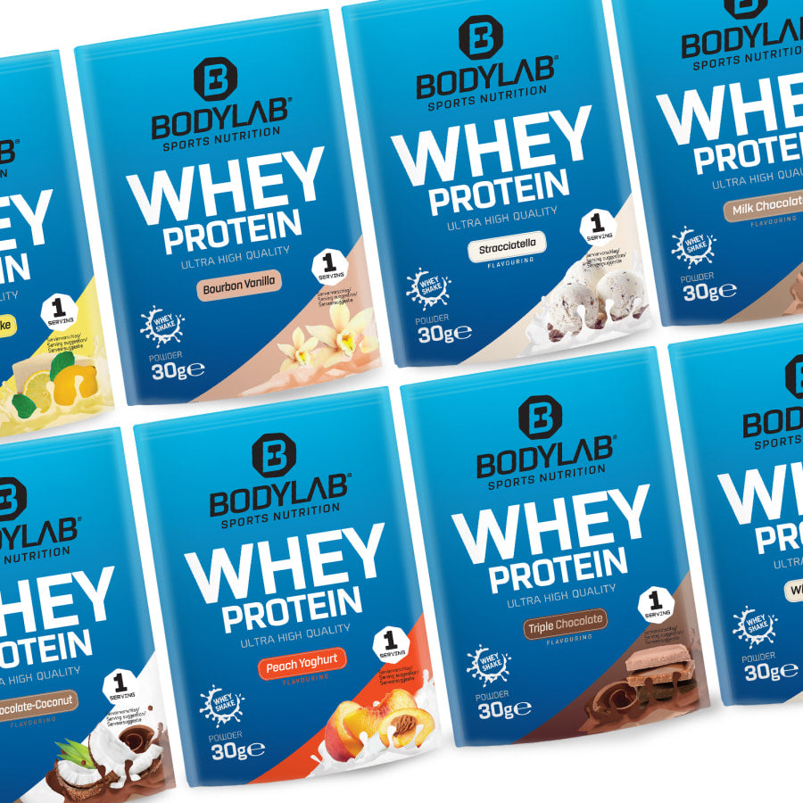 SECRET FLASHDEAL 4für1: Whey + GRATIS Creatine + Zero Sirup und Whey Probe