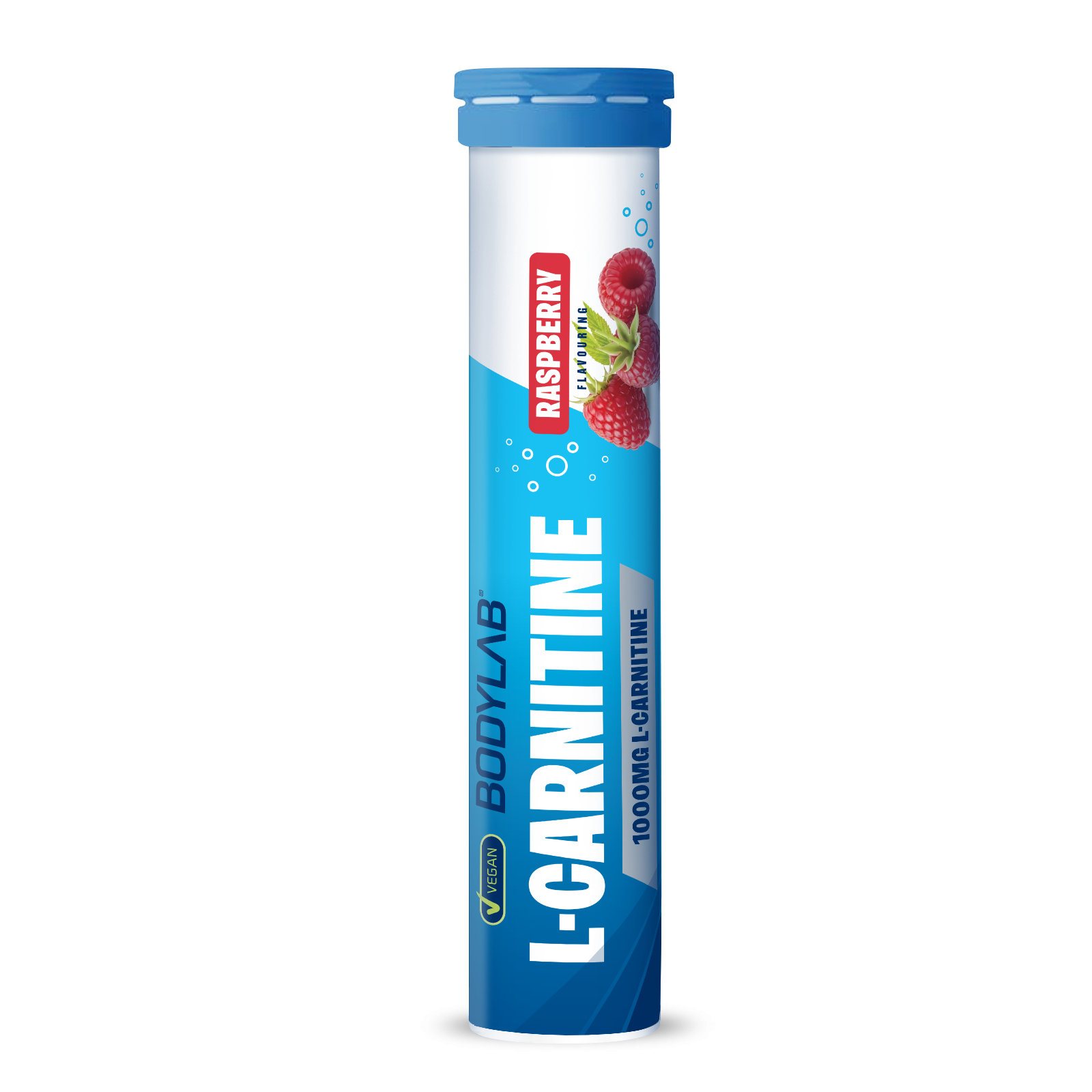 L-Carnitine - 20 Brausetabletten - Raspberry Flavouring