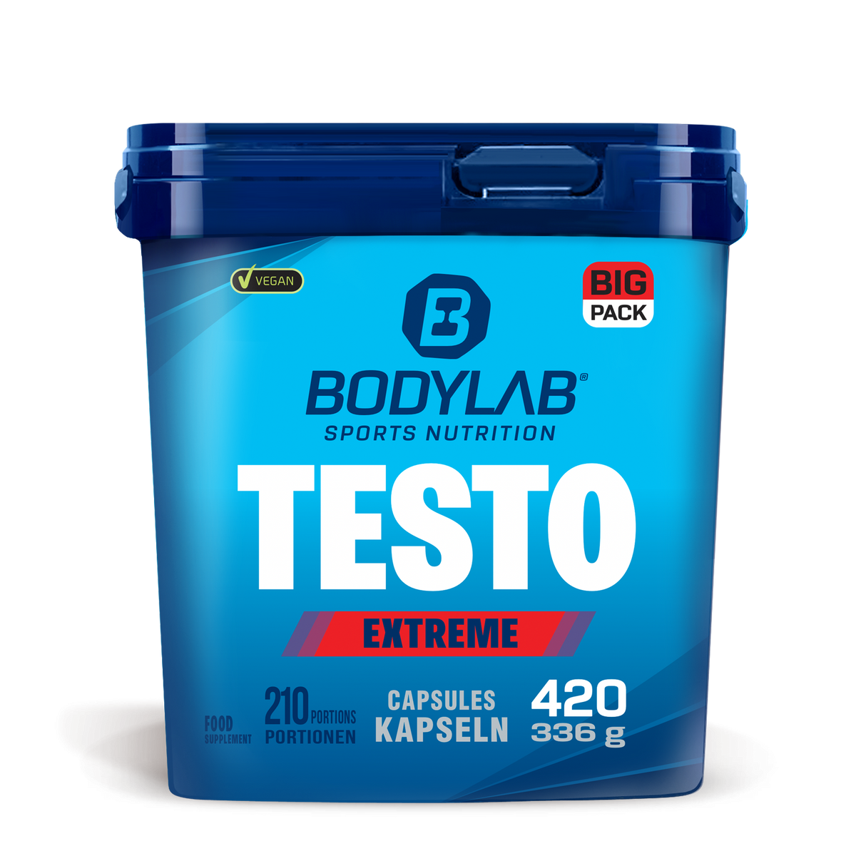 BIG PACK Testo Extreme 2.0 - neue Formel (420 Kapseln)
