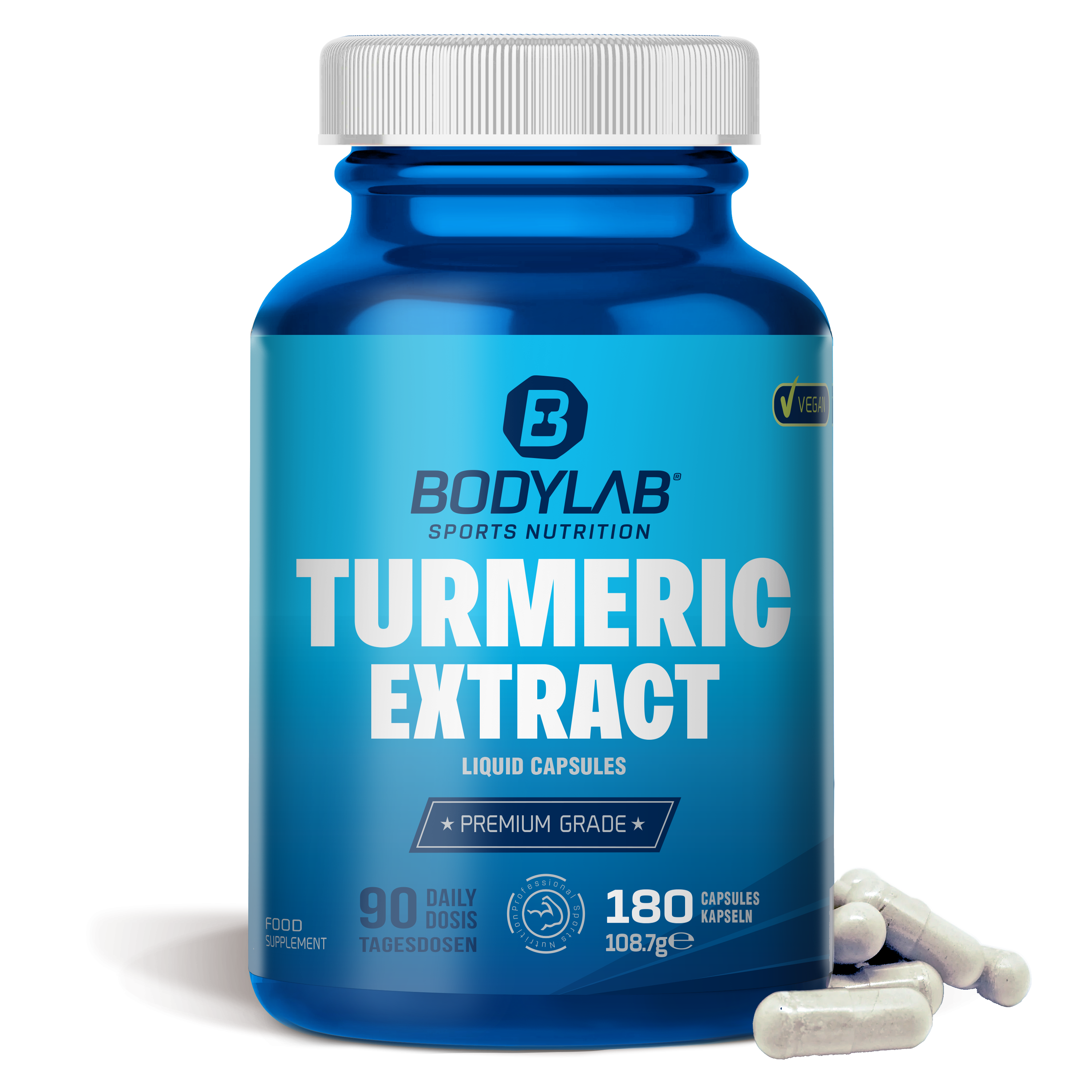 Turmeric Extract Liquid Capsules (180 Kapseln)