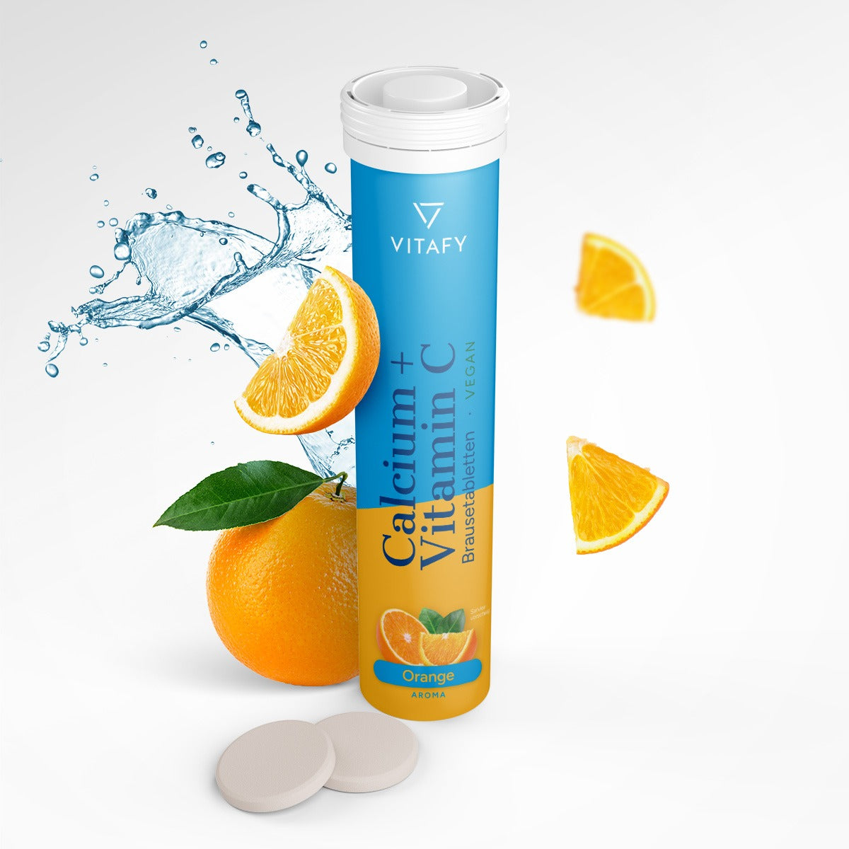 Calcium + Vitamine C - Orange (20 comprimés effervescents)