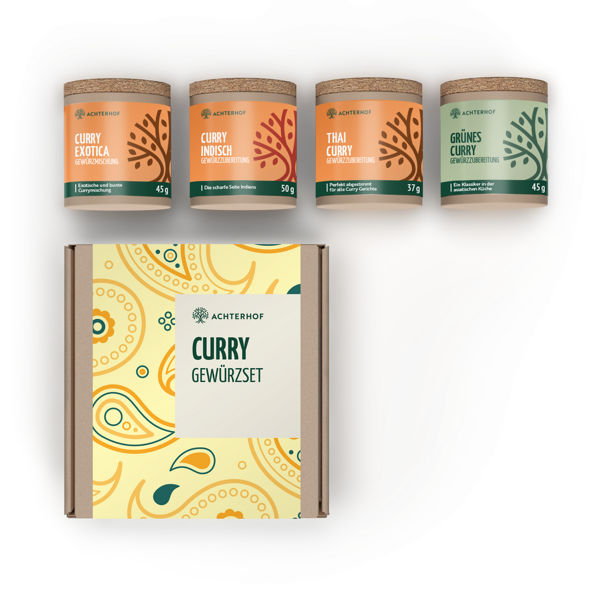 Set d'épices pour curry