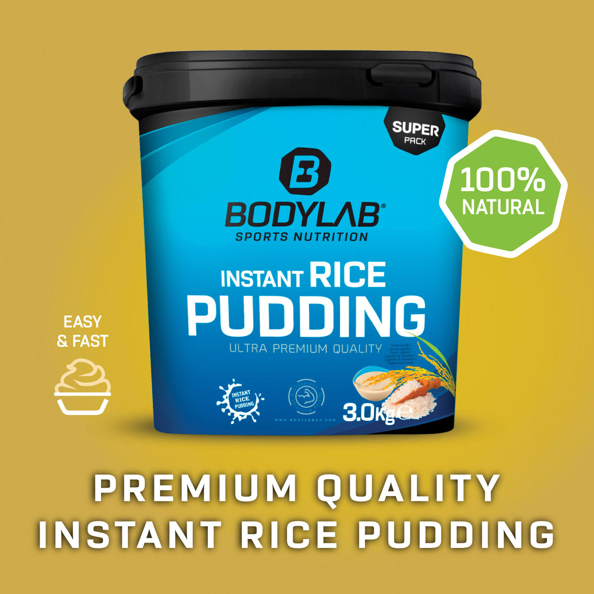 Pudding de riz instantané (2x3000g)