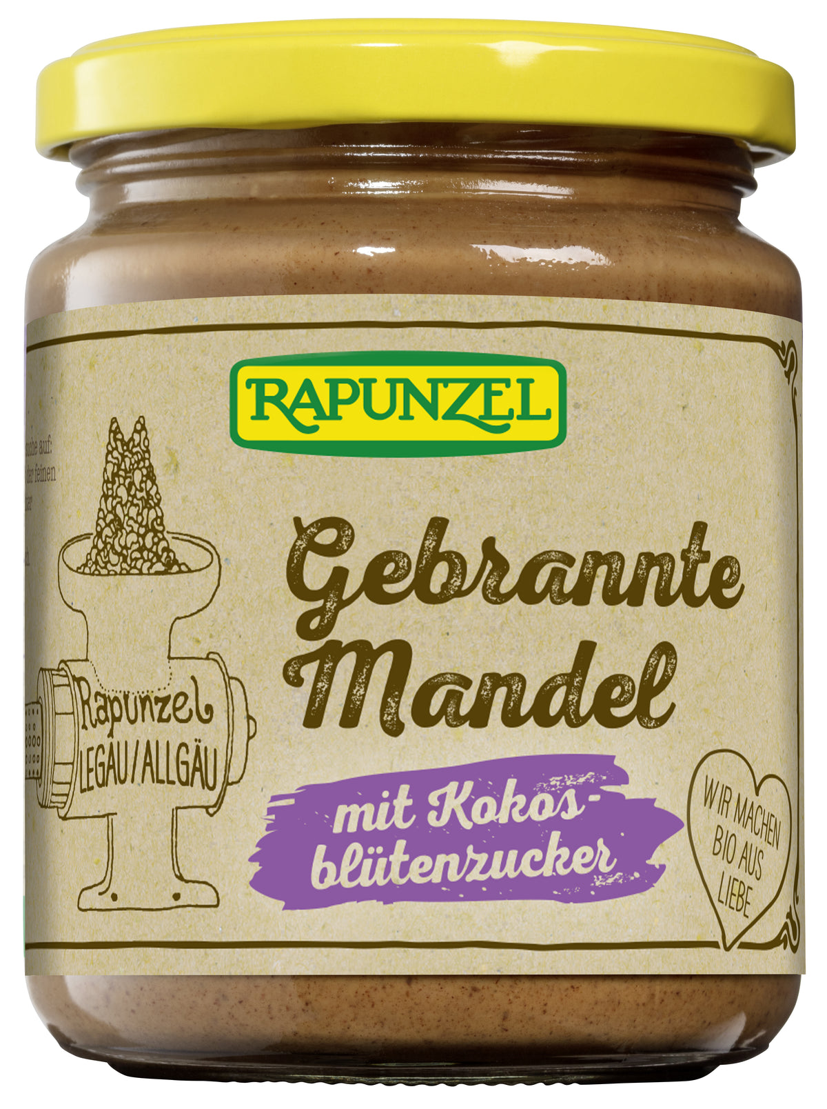Pâte à tartiner amandes grillées au sucre de fleur de coco bio (250g)