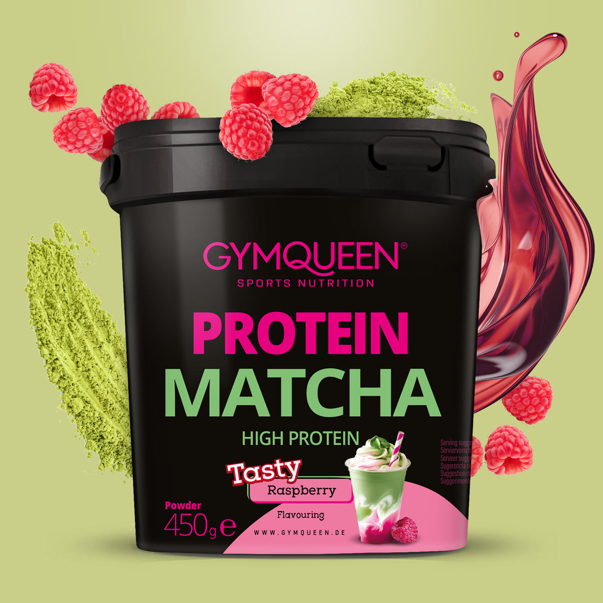 Protéines Matcha Framboise (450g)