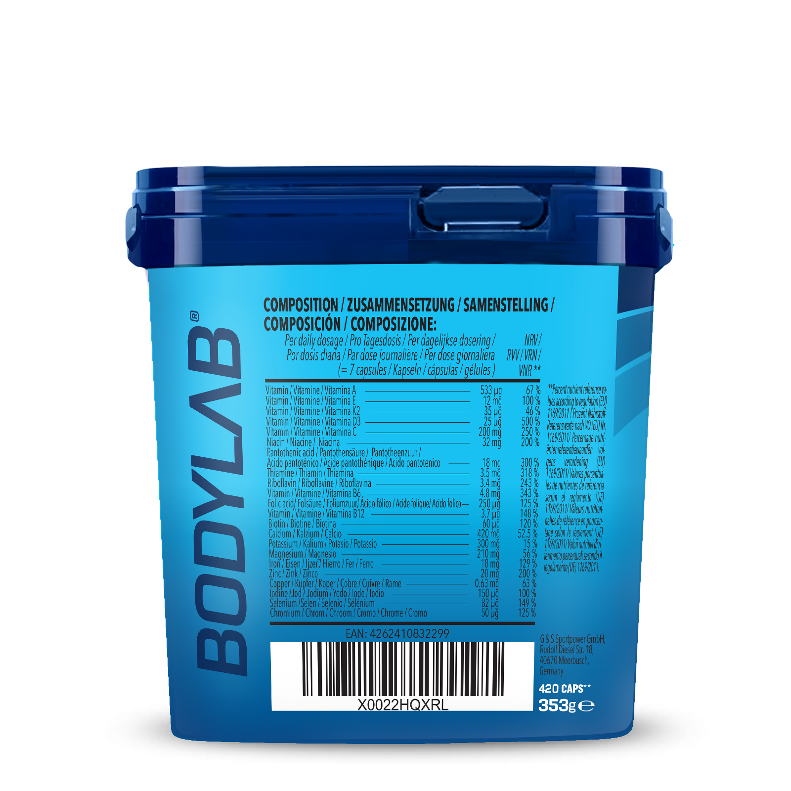 BIG PACK Bodybuilder Stack 2.0 (420 Kapseln)