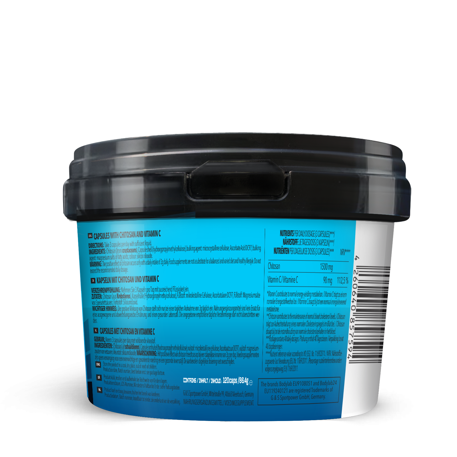 Chitosan + Vitamin C - Support the Metabolism* (120 Kapseln)