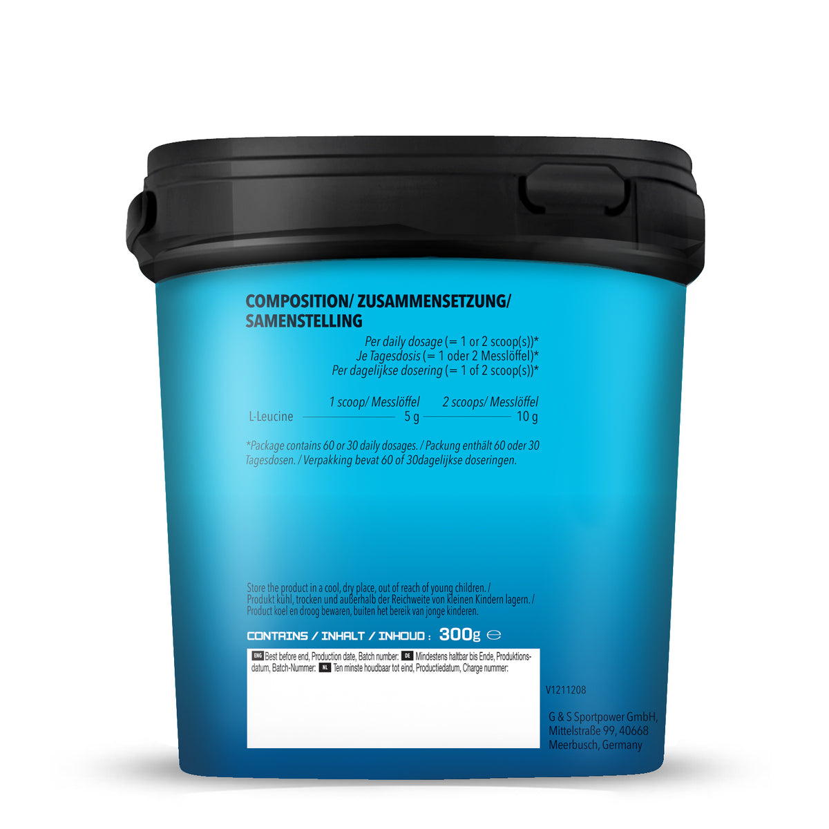 L-Leucine (acide aminé essentiel) (300g)