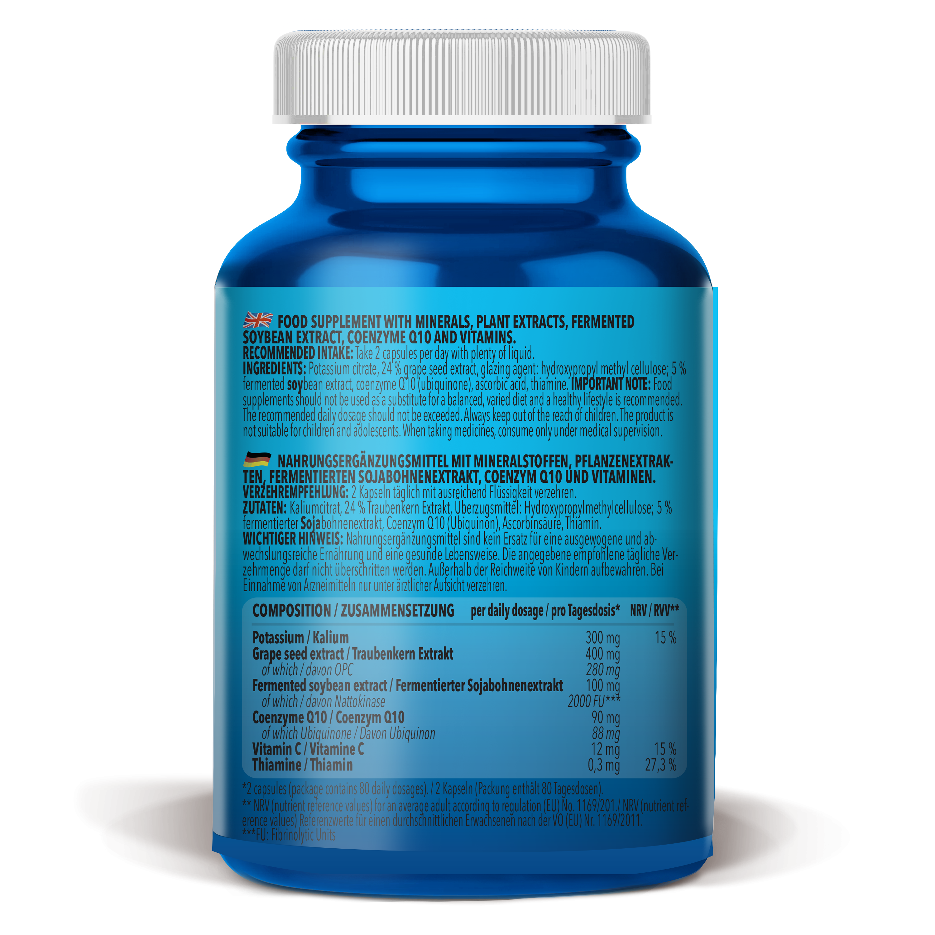 Nattokinase (160 Kapseln)