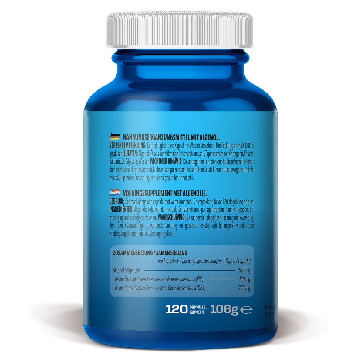 3 x Vegan Omega 3 (120 gélules)