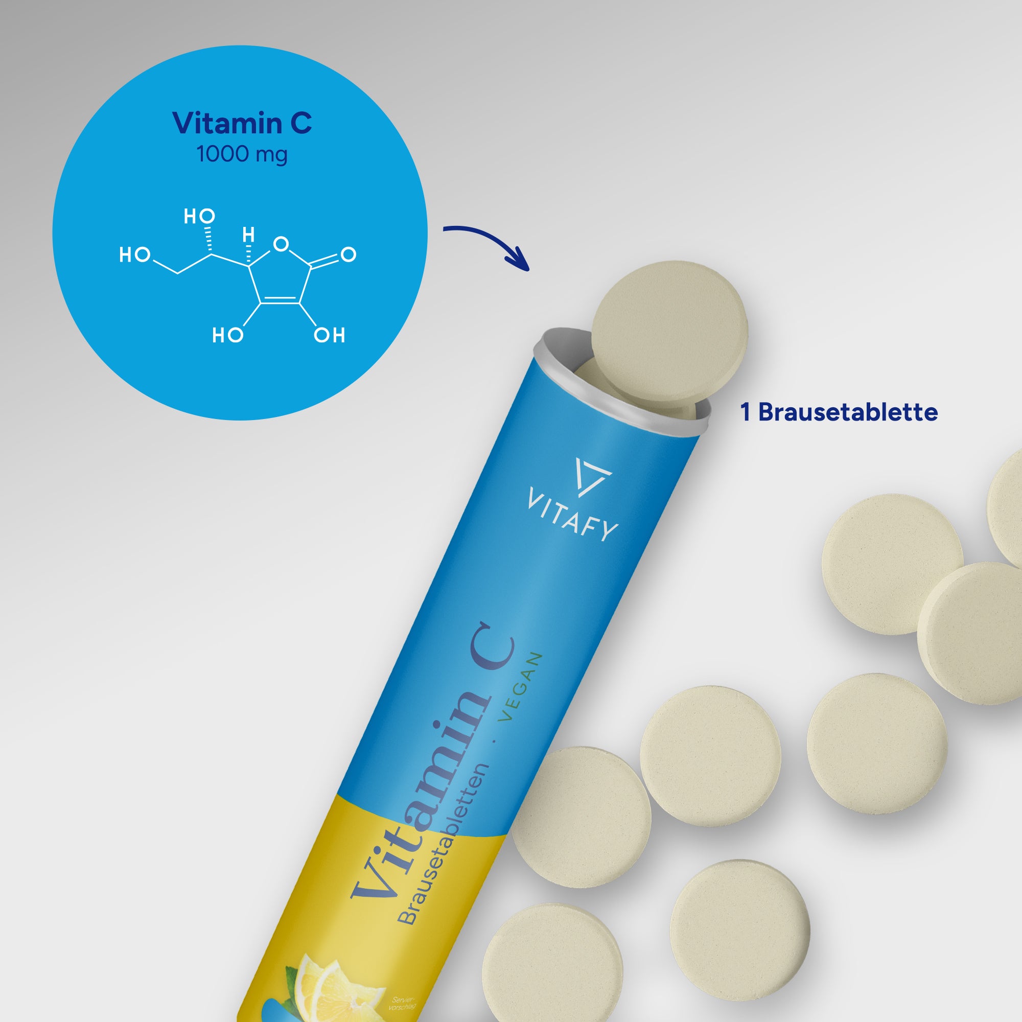 Vitamine C - Citron (20 comprimés effervescents)