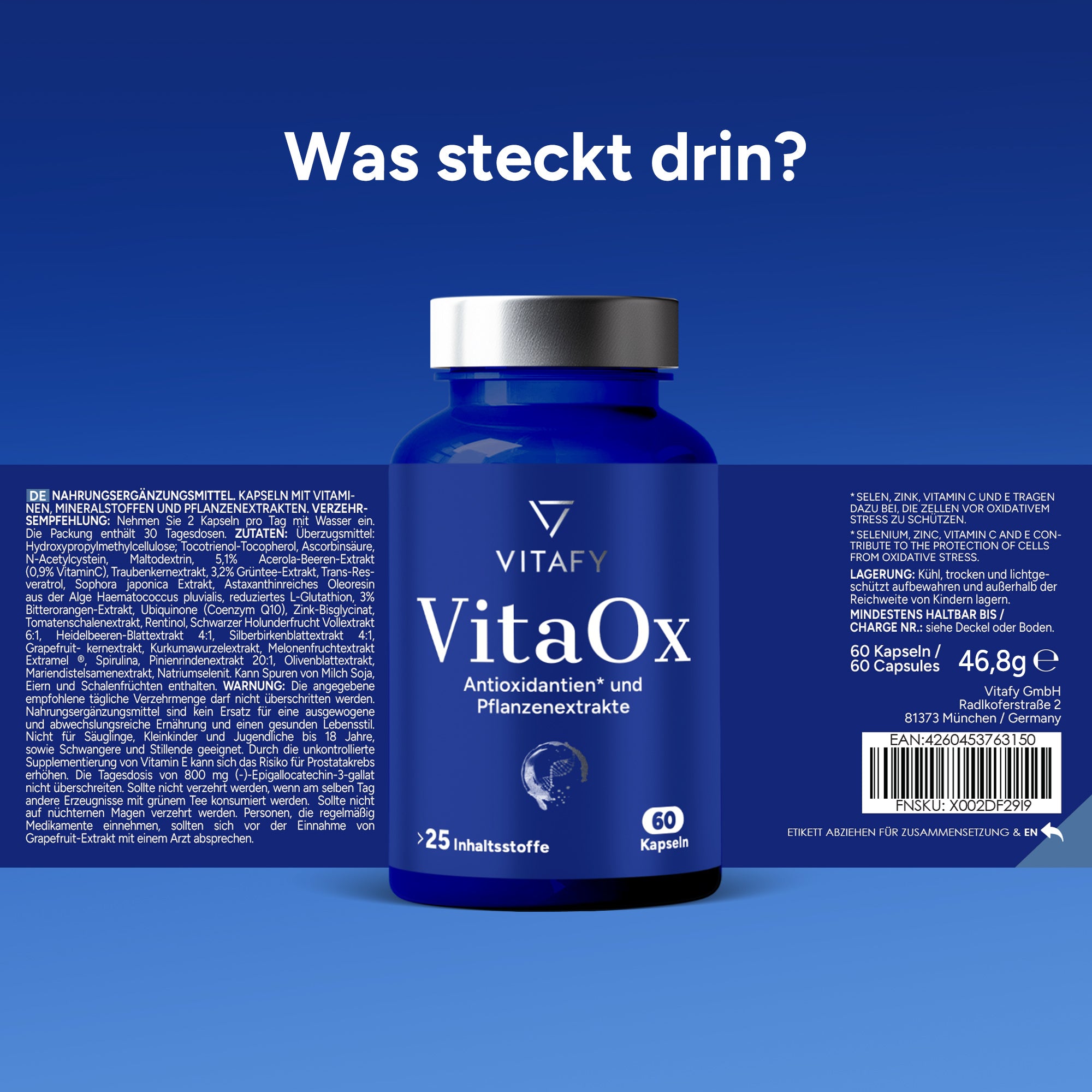 VitaOx Complexe protection cellulaire (60 gélules)