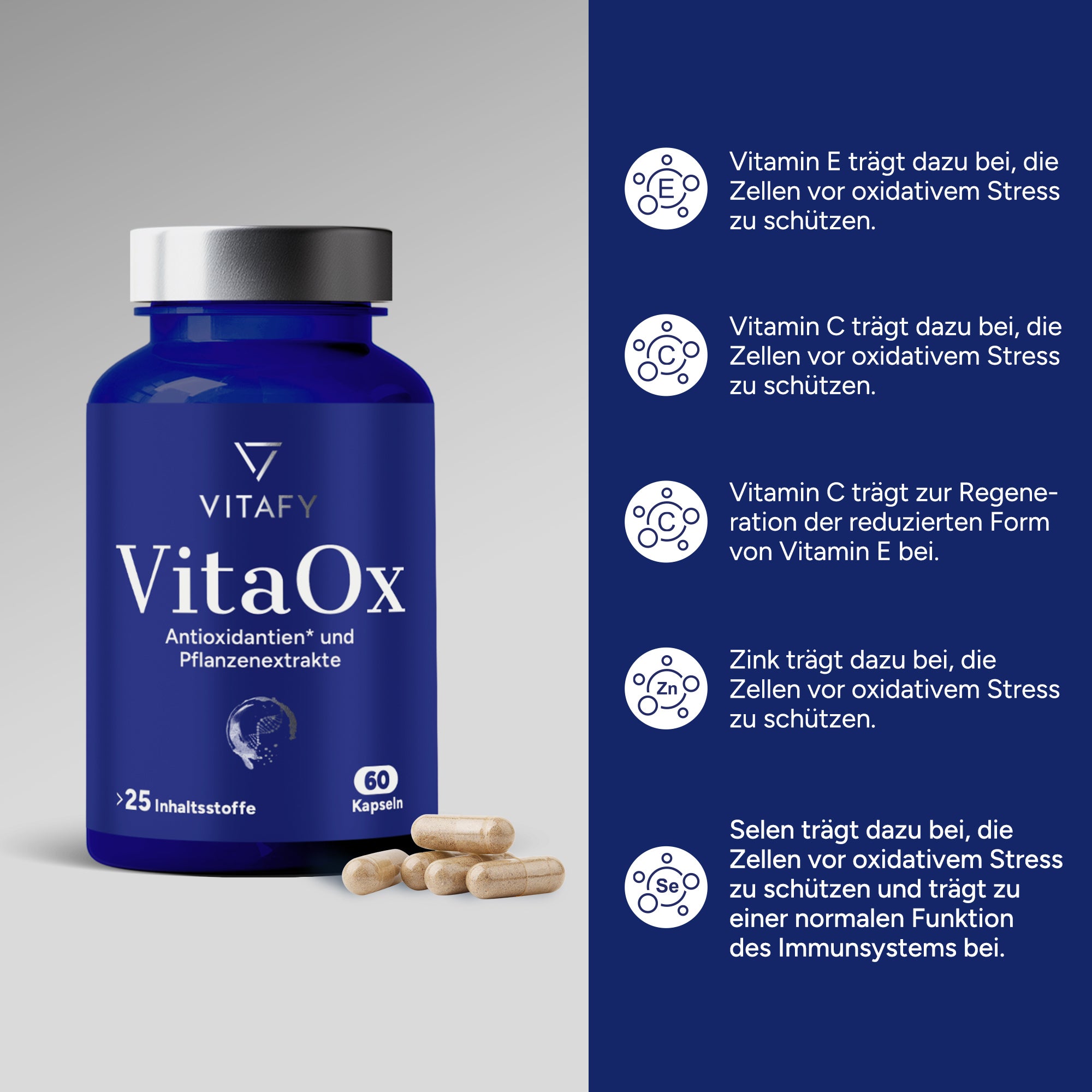 VitaOx Complexe protection cellulaire (60 gélules)