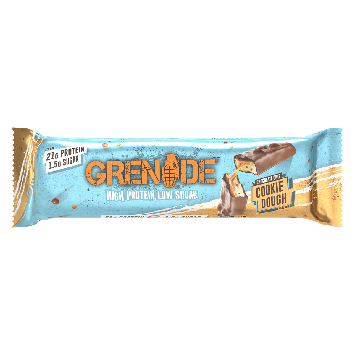 Grenade Protein Bar (12x60g) Chocolate Chip Cookie Dough