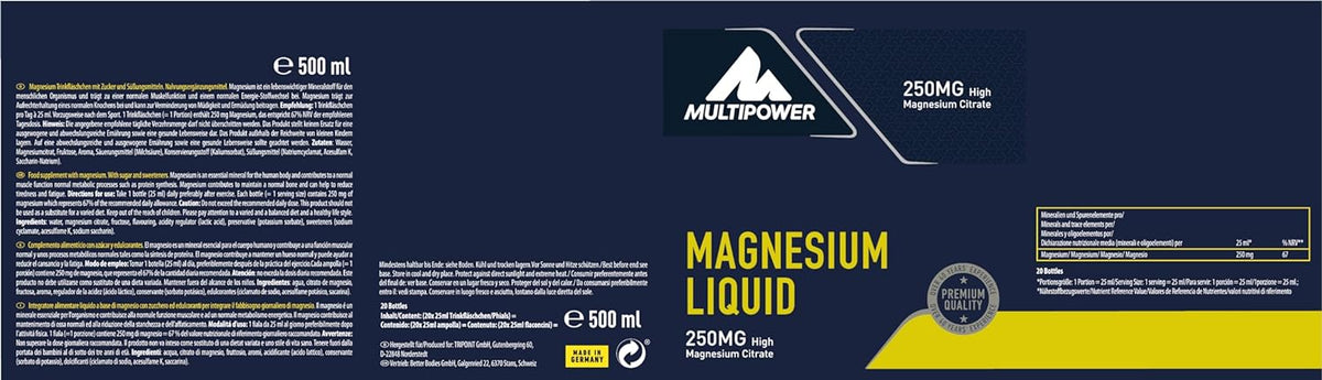 Magnésium liquide (20 x 25 ml)