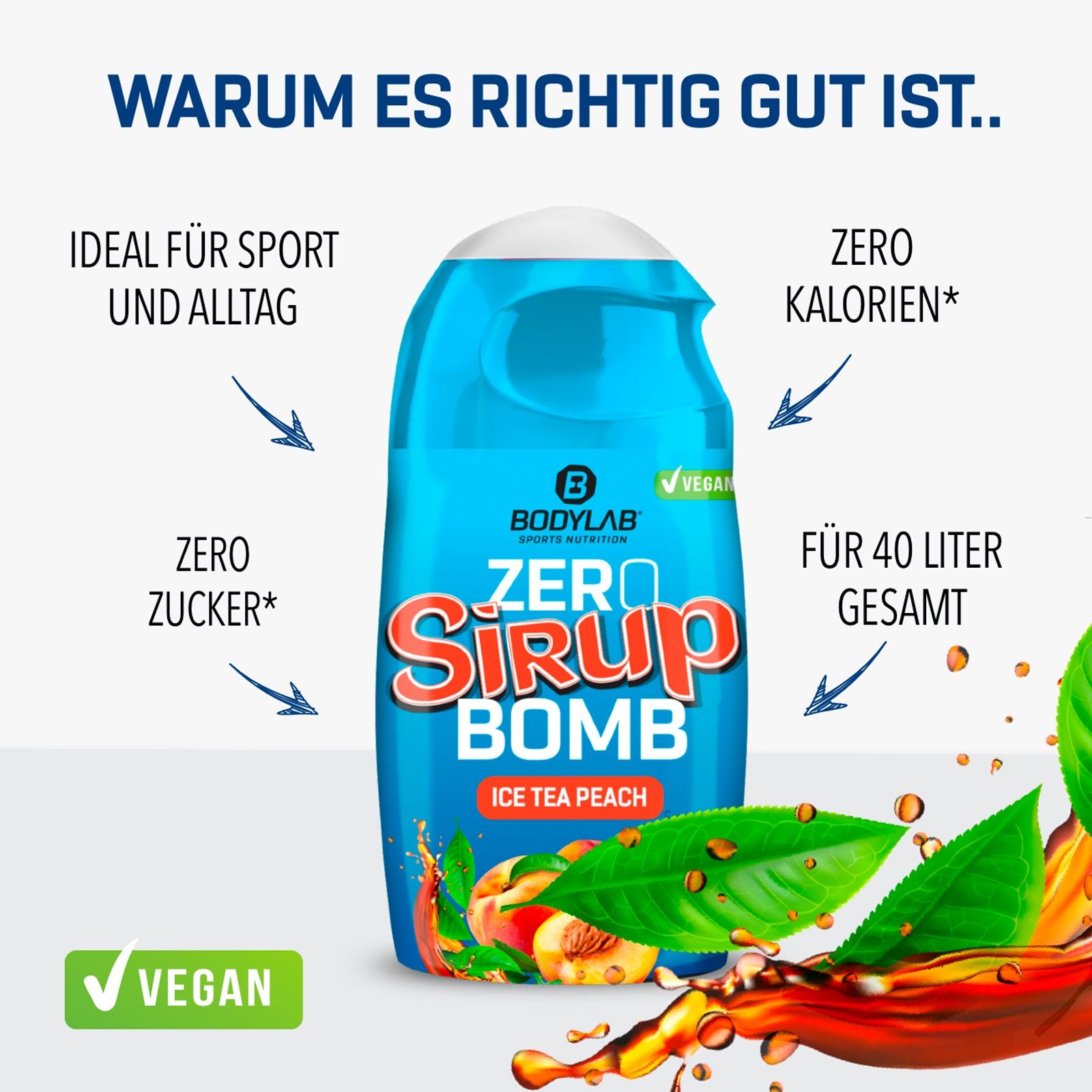 SECRET FLASHDEAL 4für1: Whey + GRATIS Creatine + Zero Sirup und Whey Probe