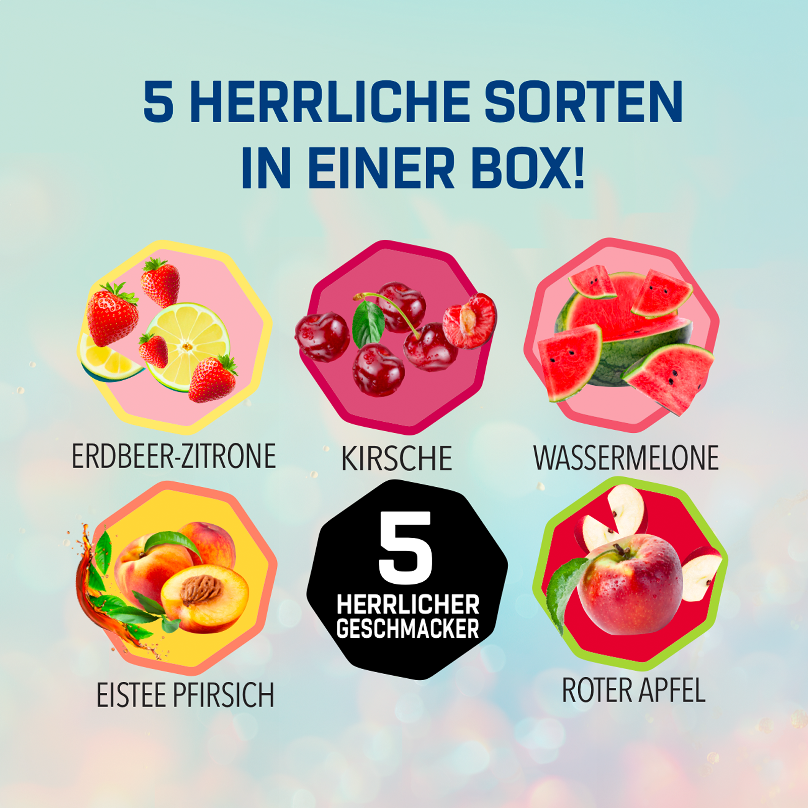 5Für2 Diet-Powerpack mit Gratis Creatine Powder + Zero Sirup Bomb Mix + Omega-3