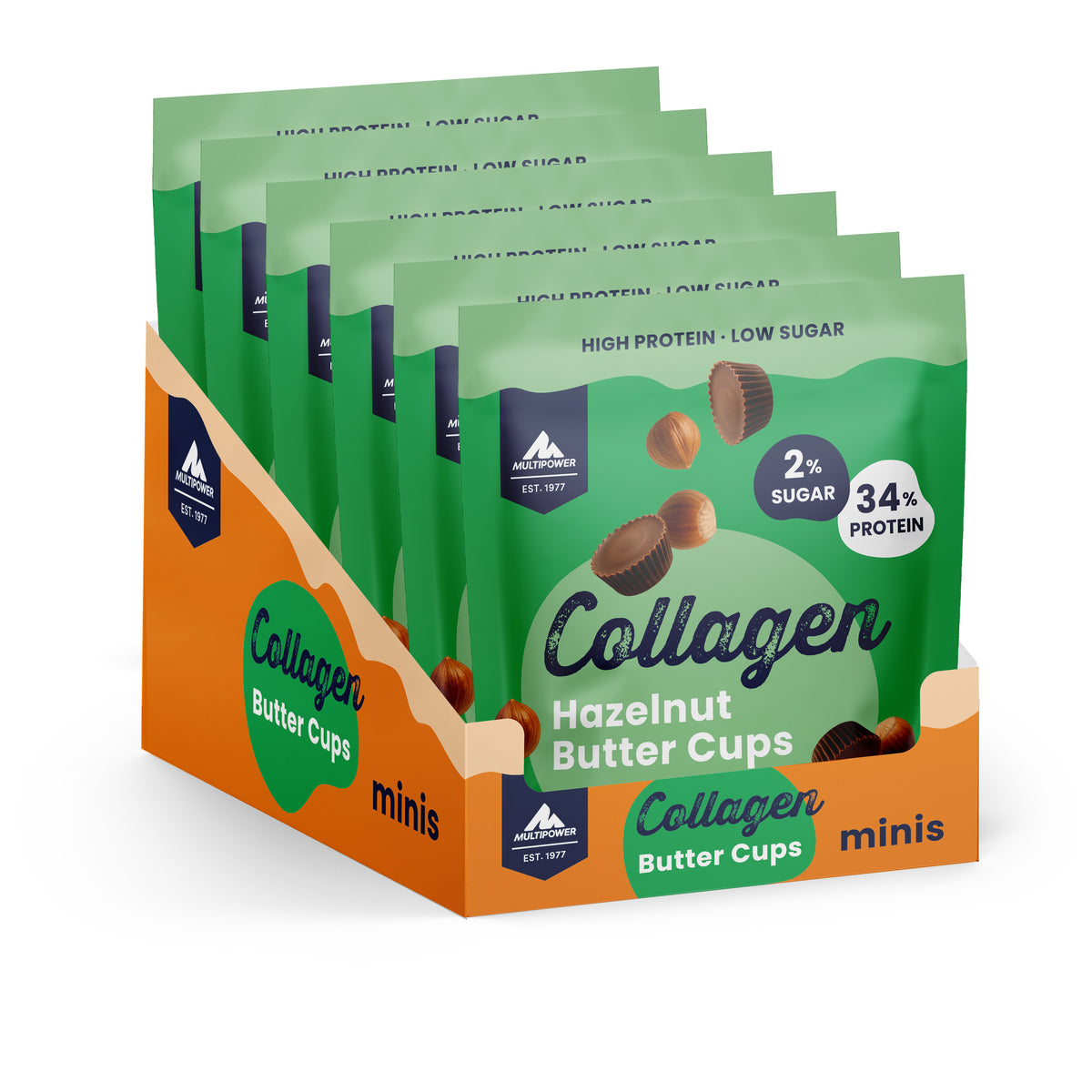 Collagen Cups (6x70g) Haselnuss