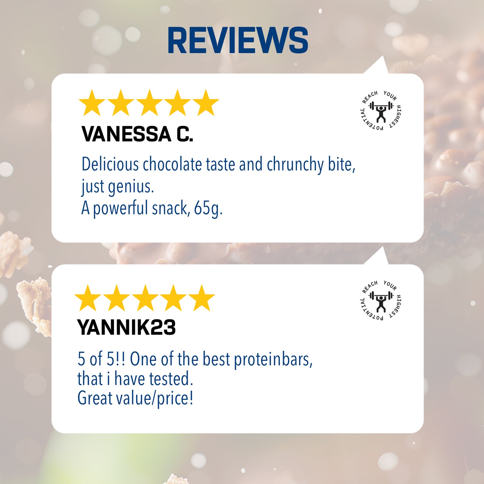 3 x Crunchy Protein Bar Deluxe (12x65g chacun)