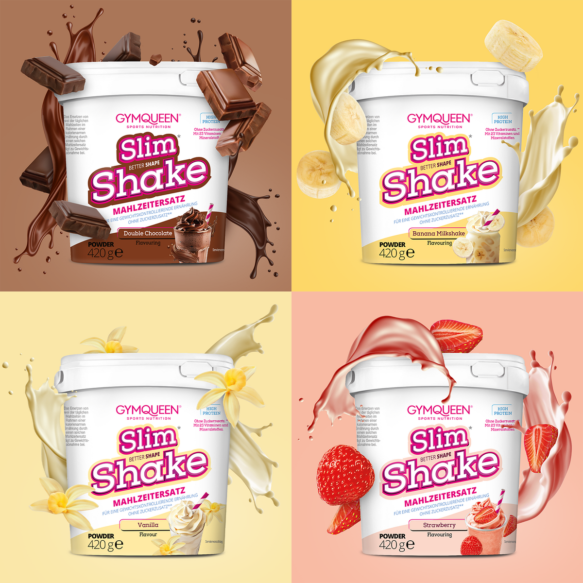 Slim Shake Pack de 4
