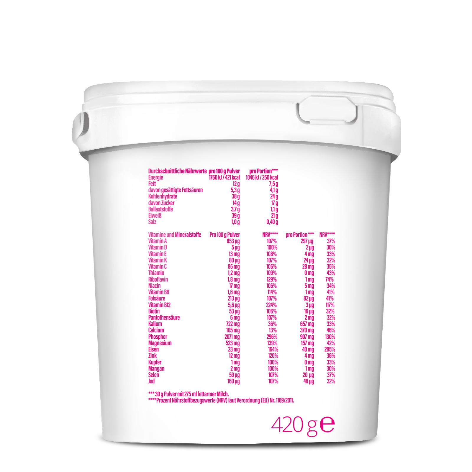 Slim Shake Mahlzeitersatz-Shake (420g) Banana Milkshake