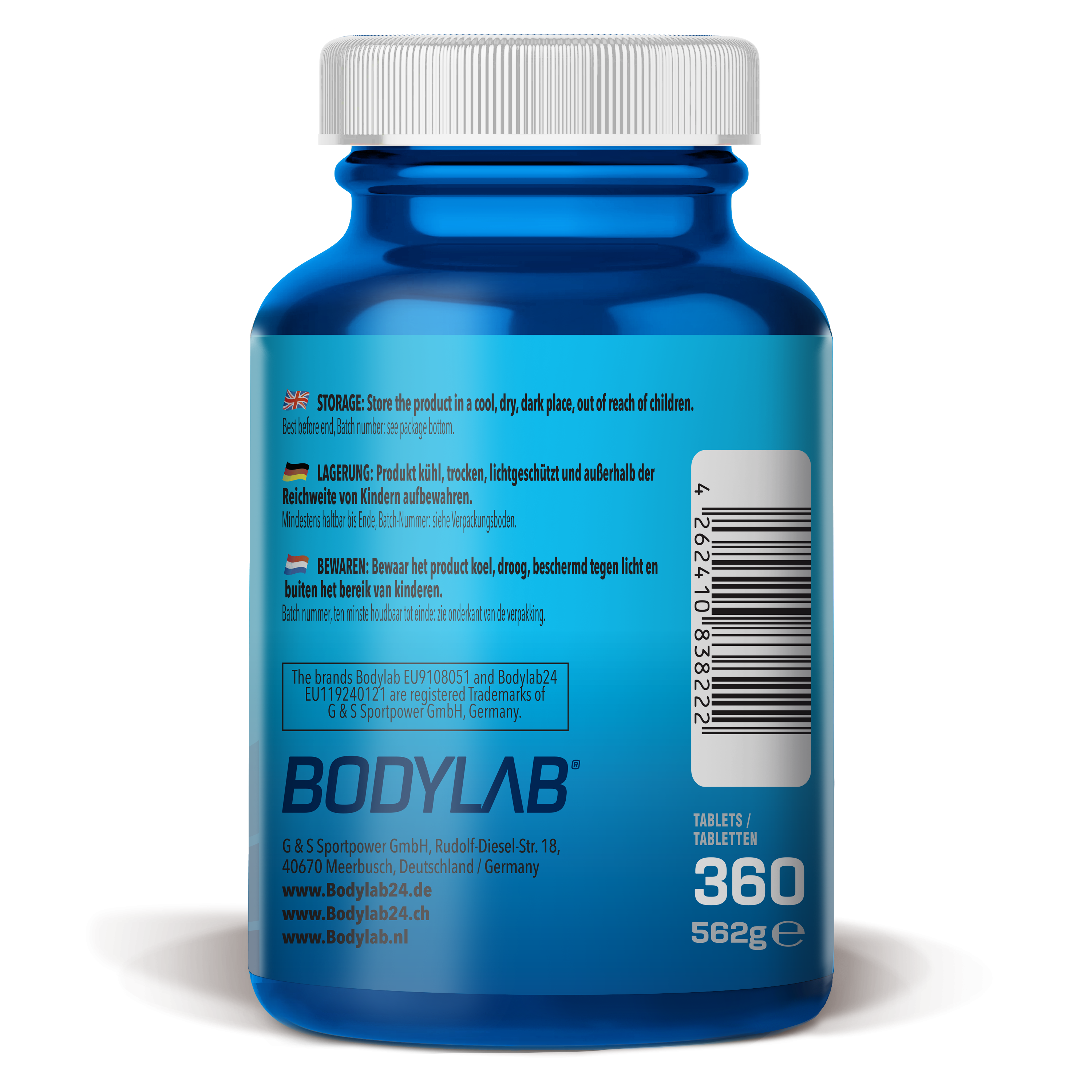 Bisglycinate de magnésium 100% (360 comprimés)