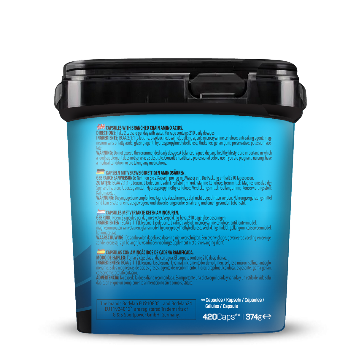 GRAND PACK BCAA (420 gélules)
