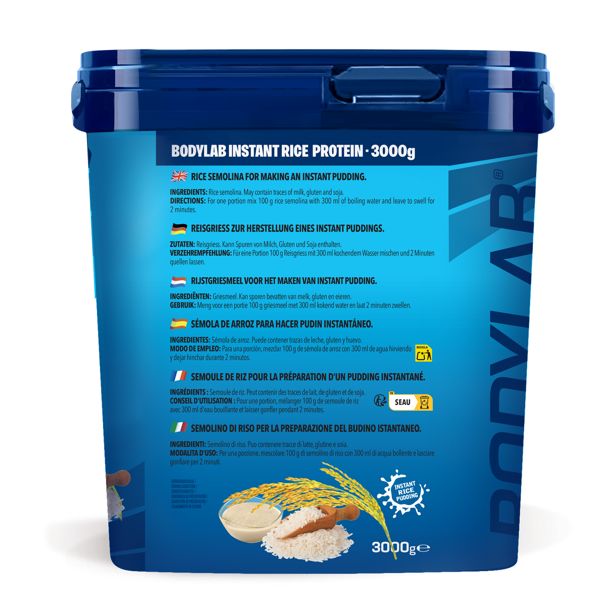 Pudding de riz instantané (2x3000g)