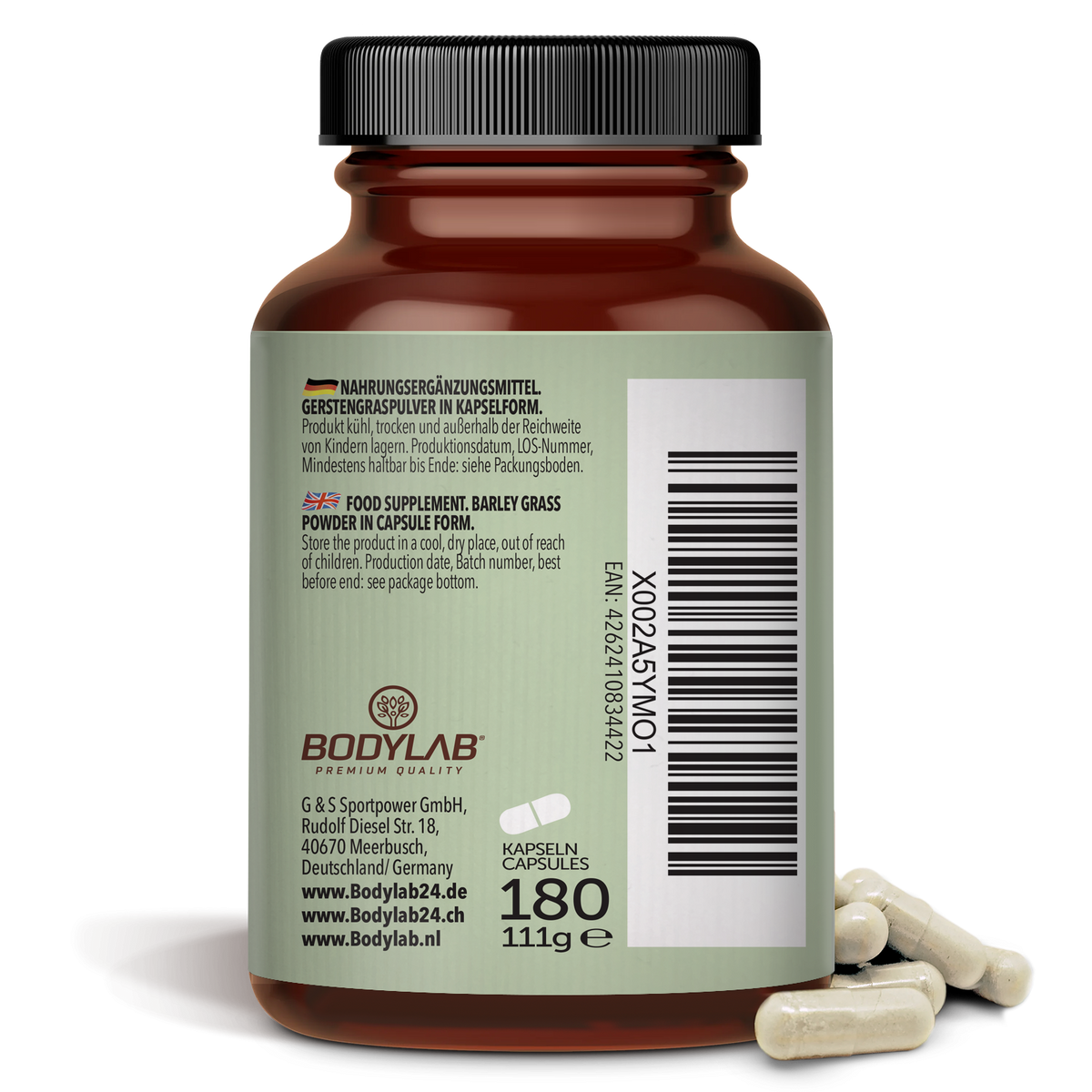 Herbe d'orge (180 capsules)
