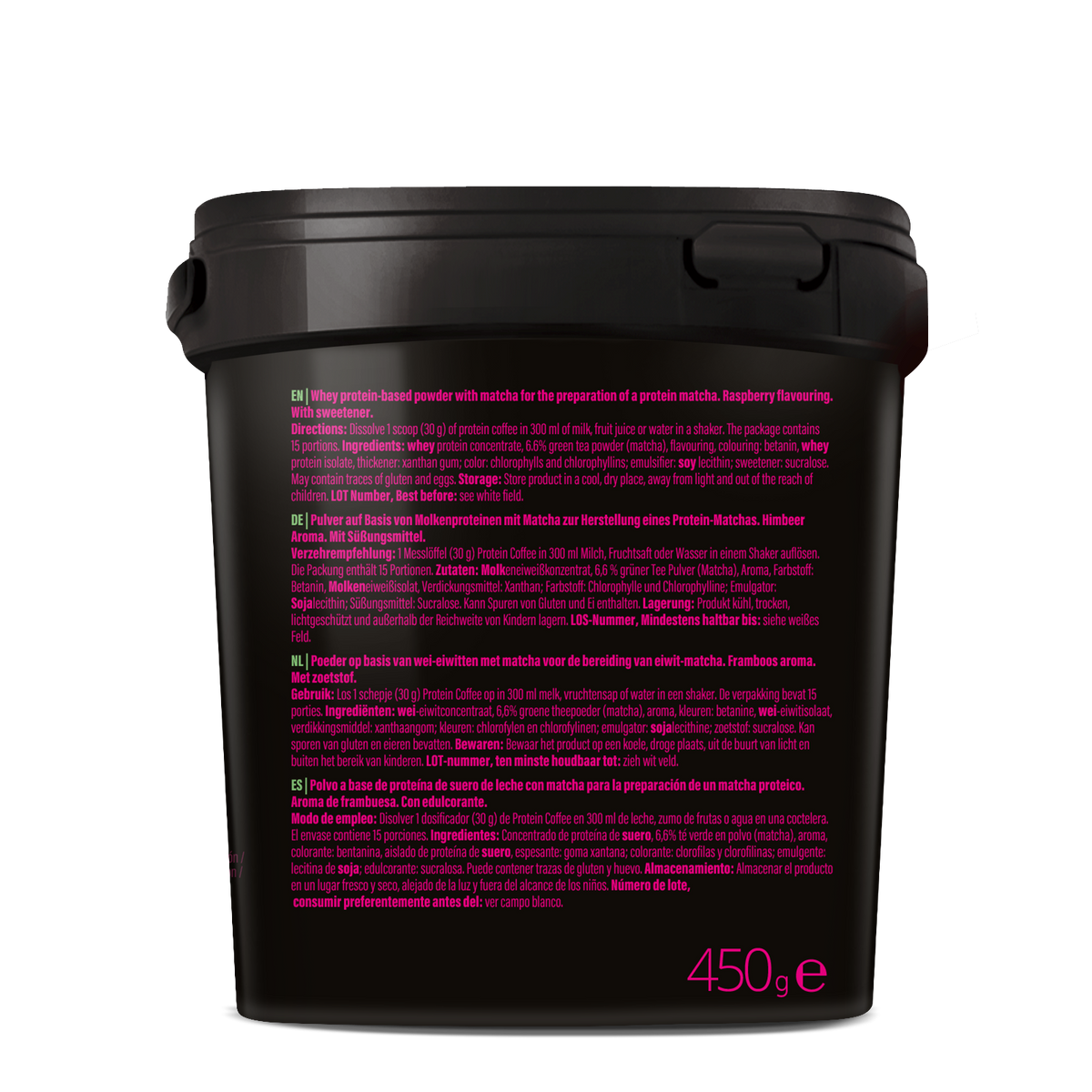 Protéines Matcha Framboise (450g)