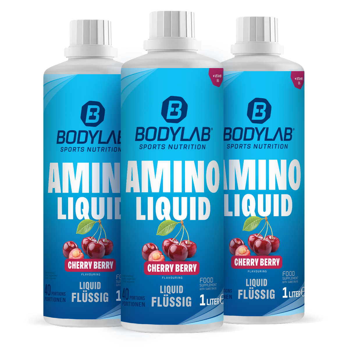 3 x Amino liquide cerise-baies (1000 ml)