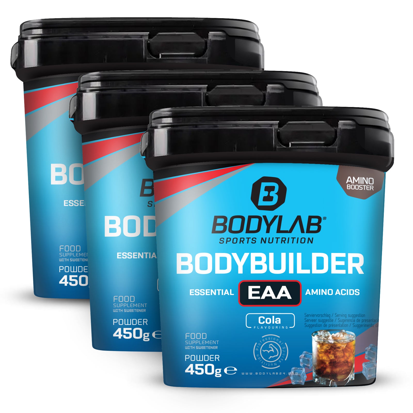 3 x Bodybuilder EAA (je 450g)