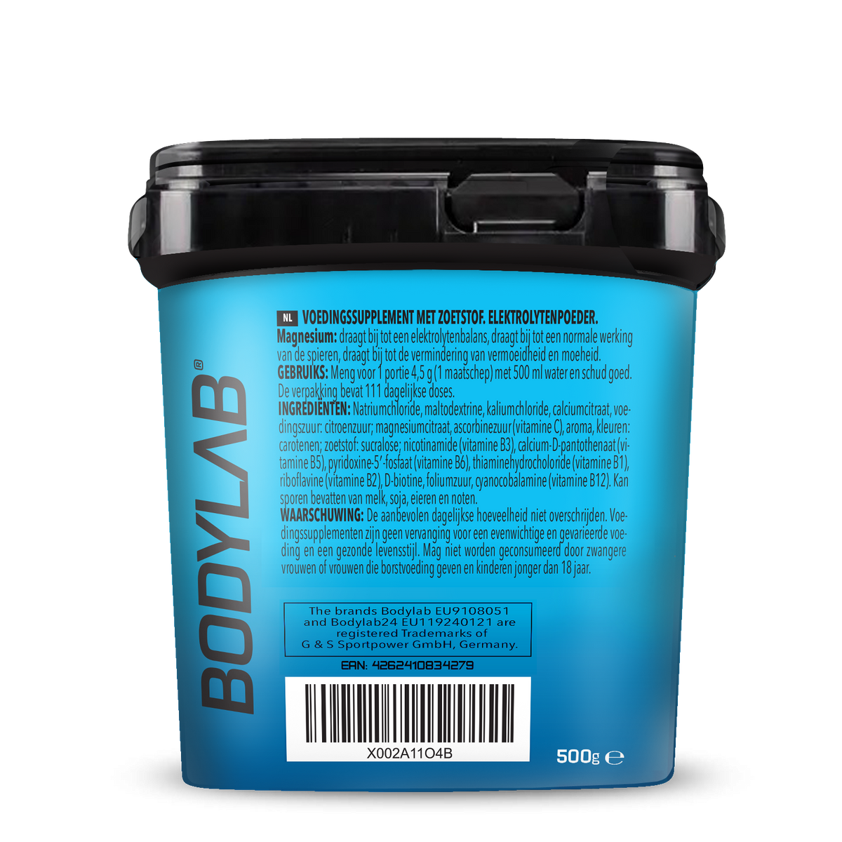 Poudre d'électrolytes (500g) - Arôme Orange