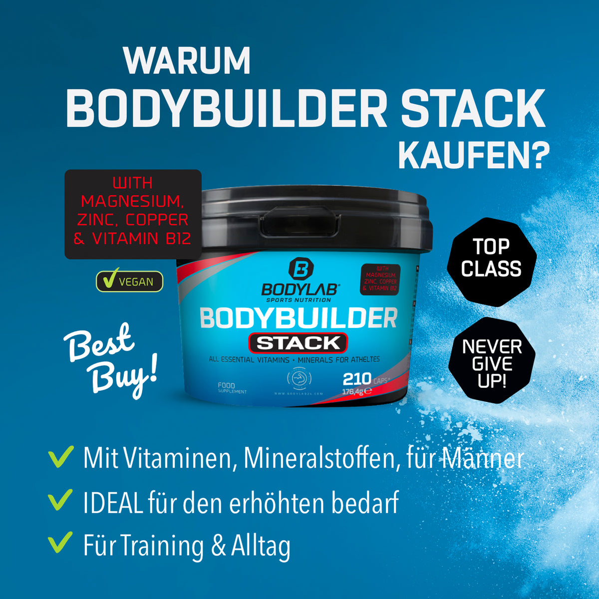 2 x Stack Bodybuilder (210 gélules)