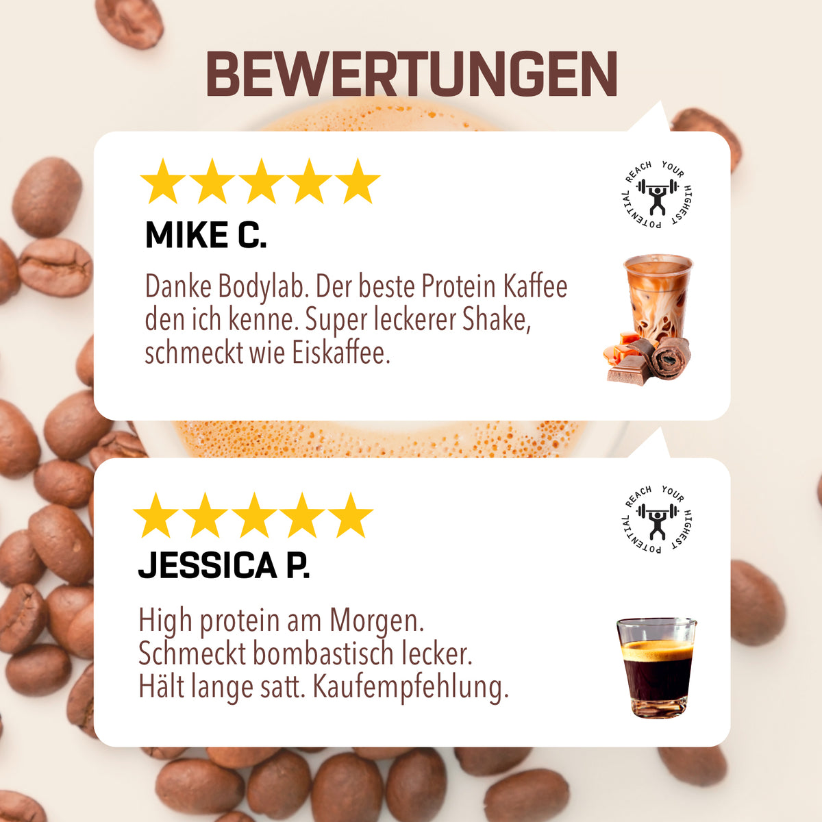 2 x Café protéiné (1000g)