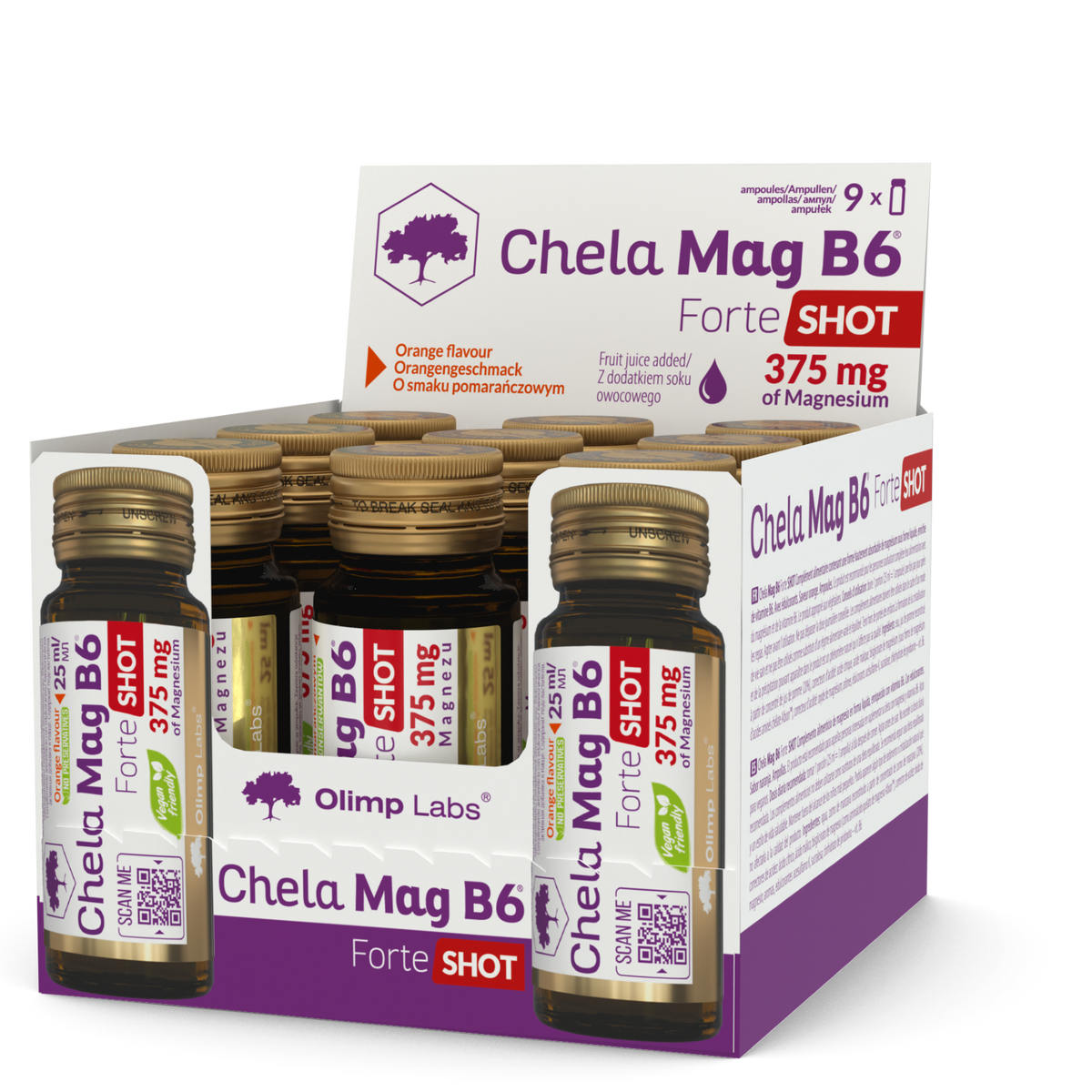 Chela Mag Shots (9x25ml) Orange