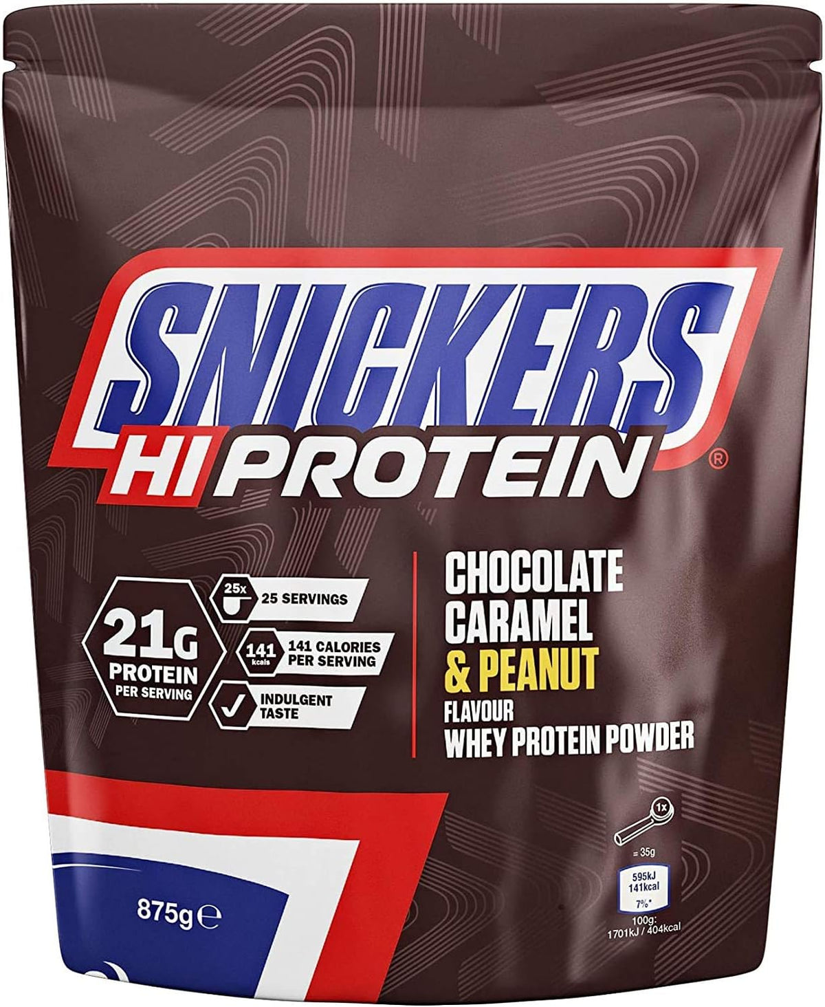 Poudre de protéines Snickers (875g)