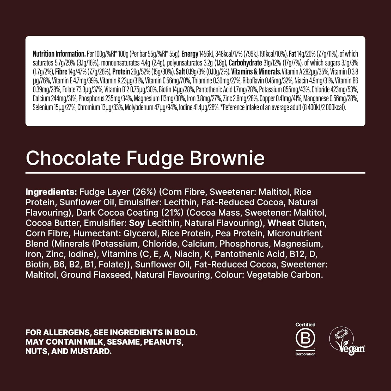 #Geschmack_Chocolate Fudge Brownie