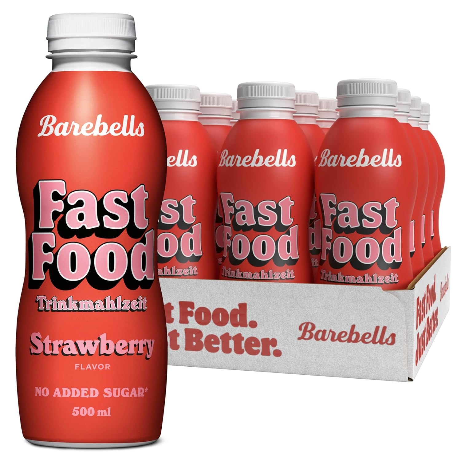 FOOD Trinkmahlzeit - 12x500ml - Strawberry