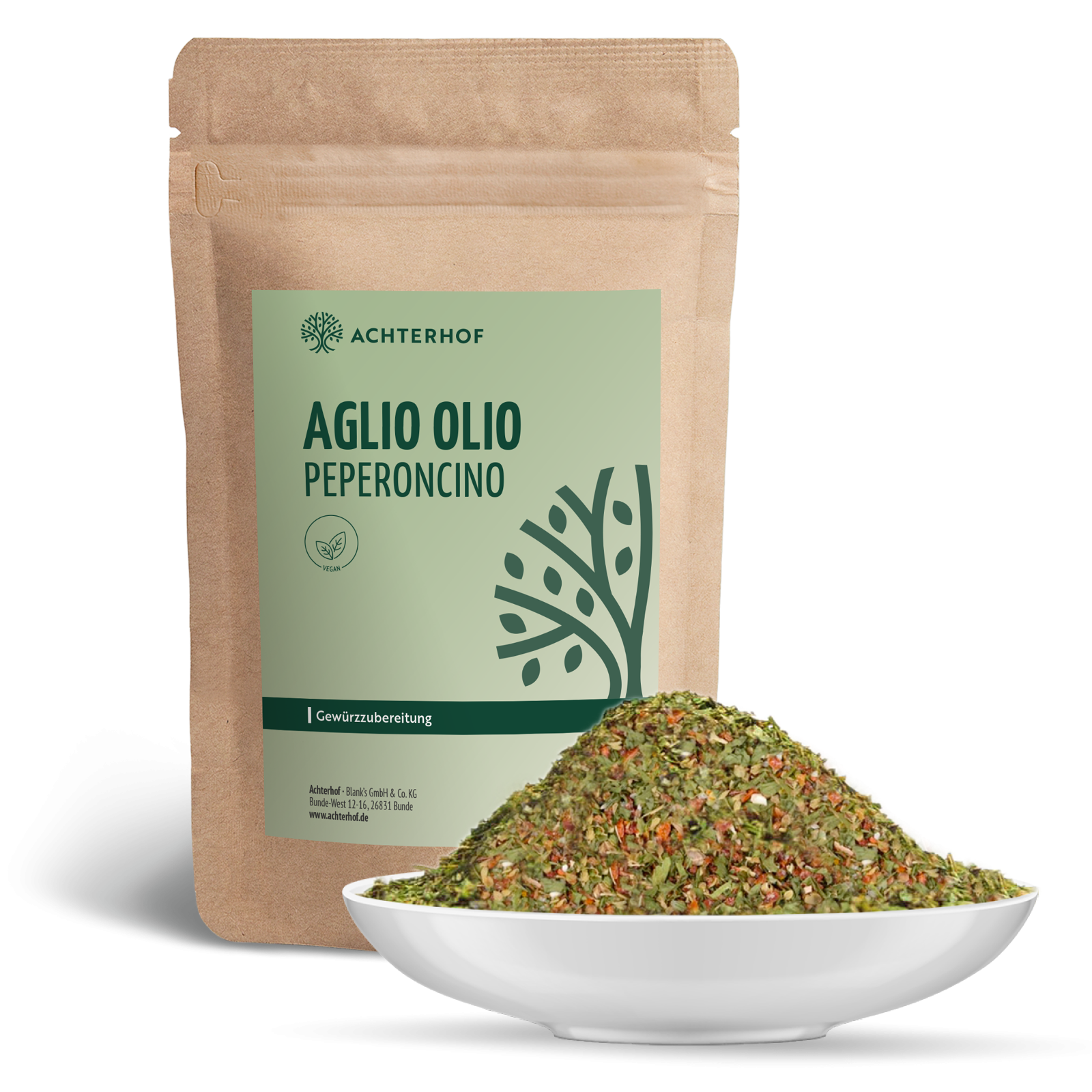 Préparation d'épices Aglio Olio Peperoncino (100g)