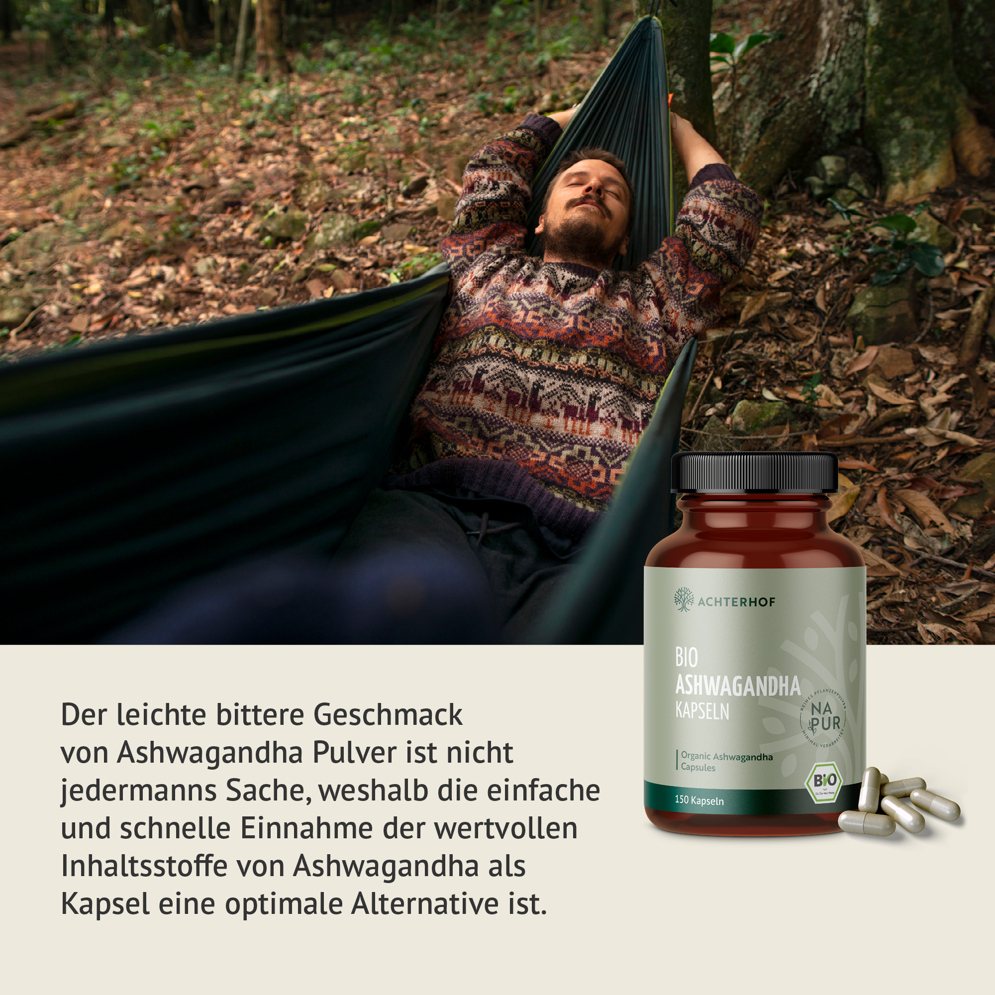 Ashwagandha Kapseln Bio (150 Kapseln)