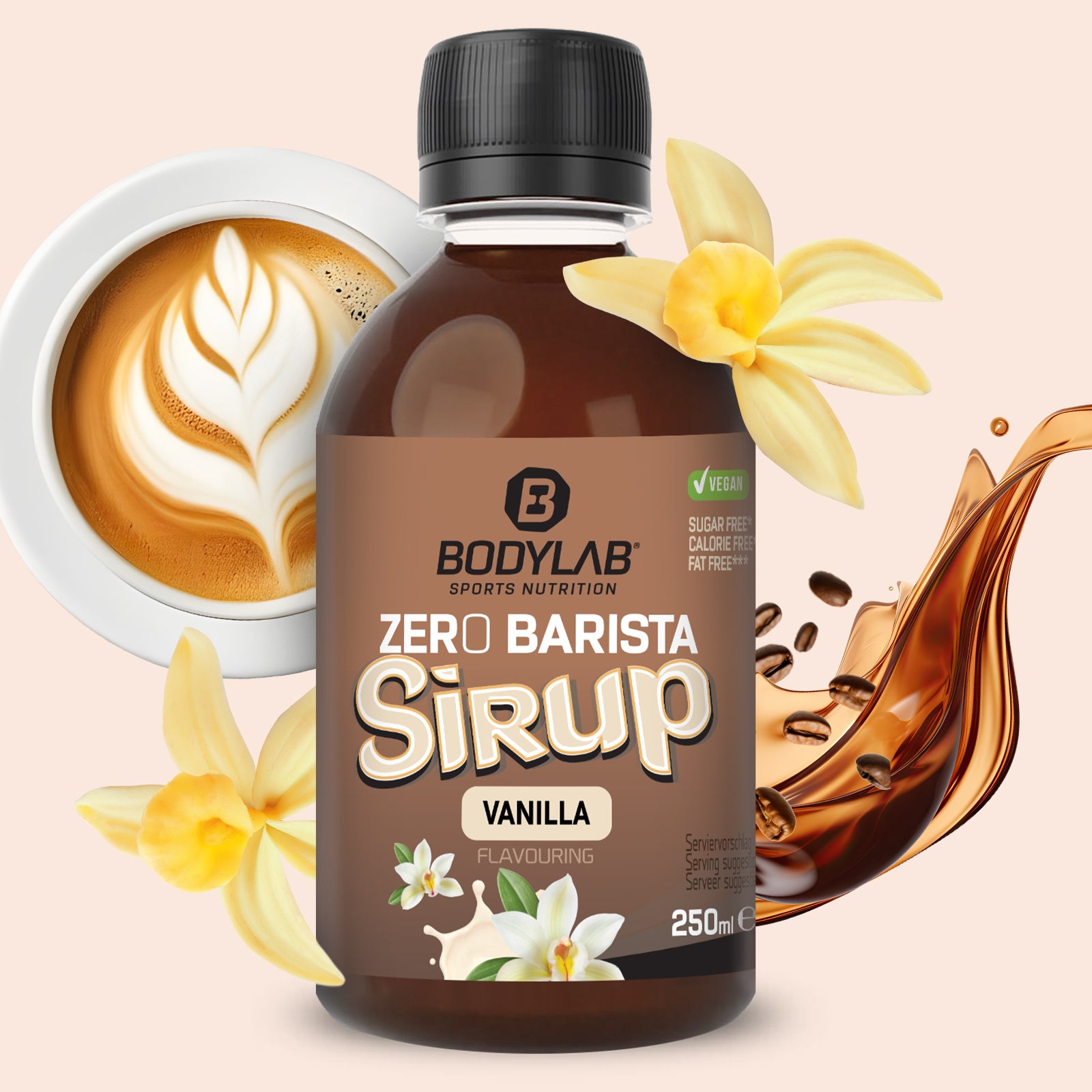 5 x Zero Barista Sirup (250ml)