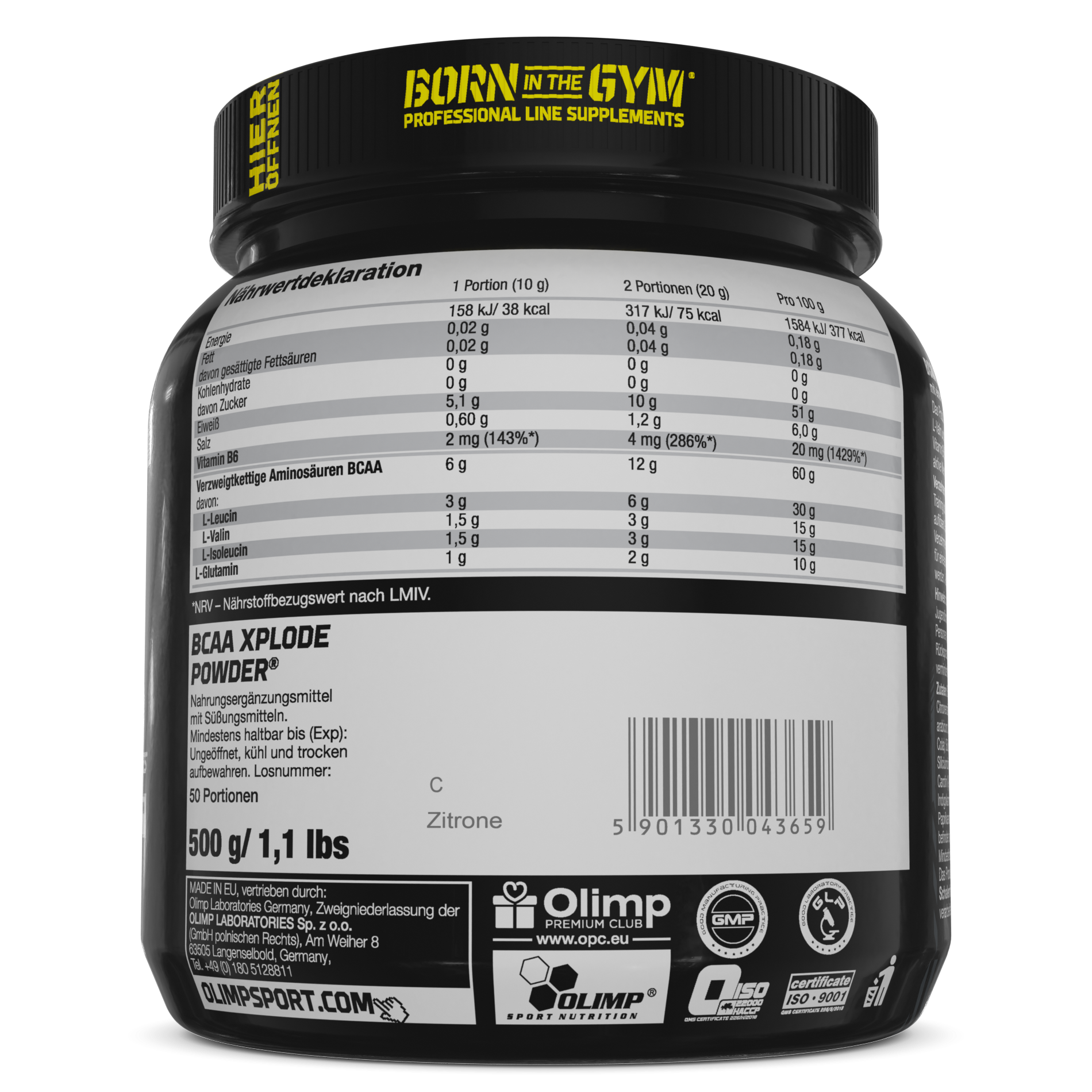 BCAA Xplode Powder (500g)