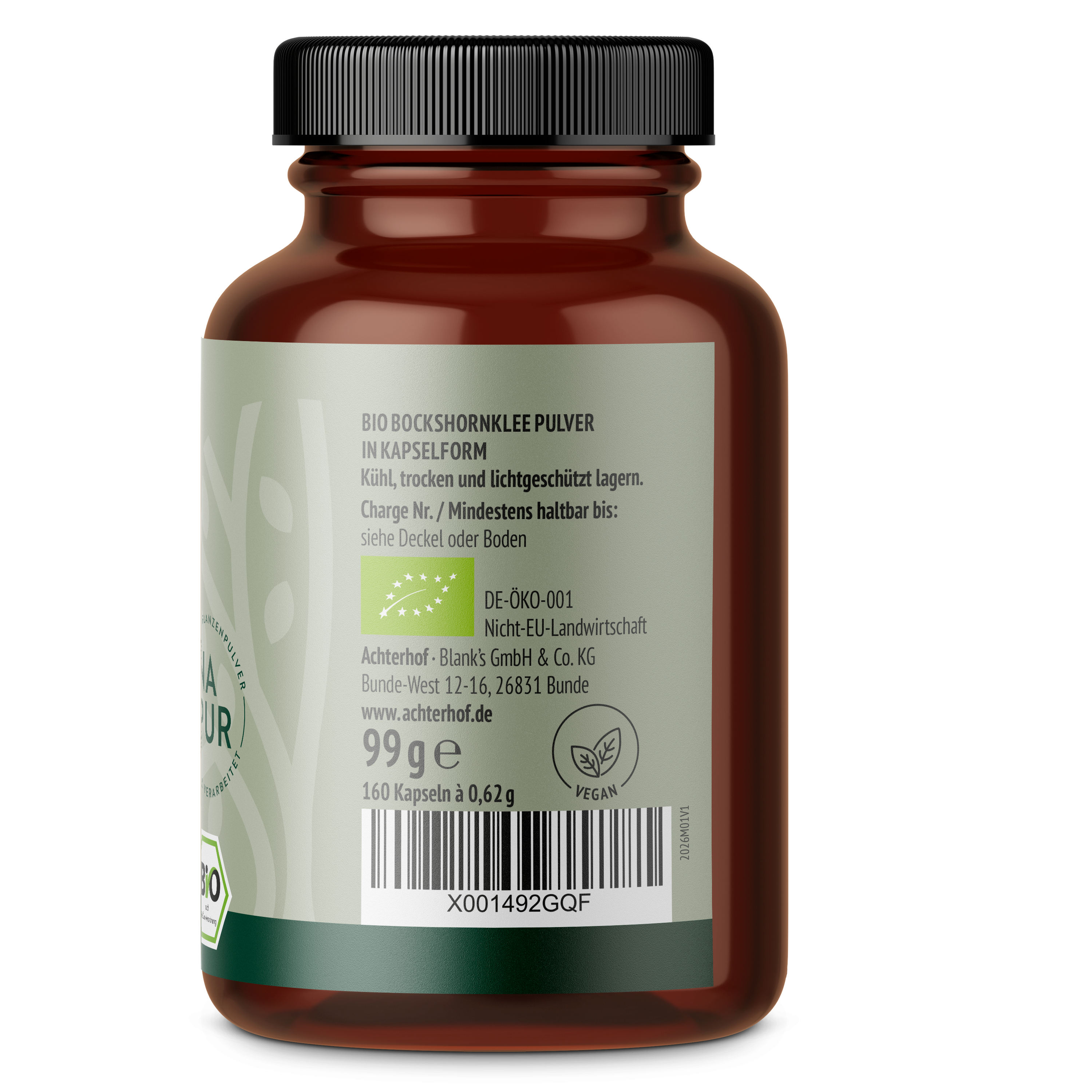 Bockshornklee Kapseln Bio (160 Kapseln)