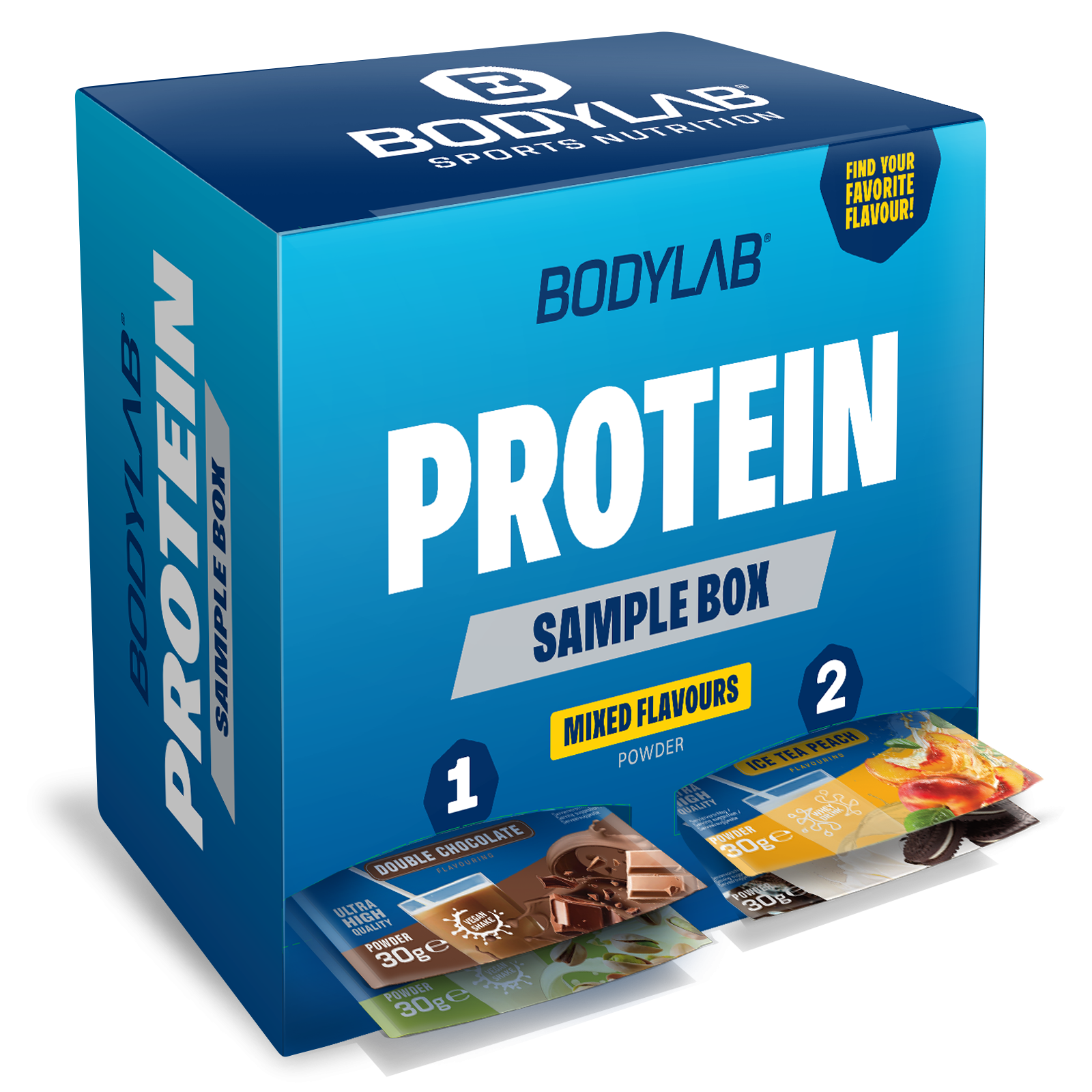 Vegan & Whey Protein Mix - Probierbox (30 x 30g)