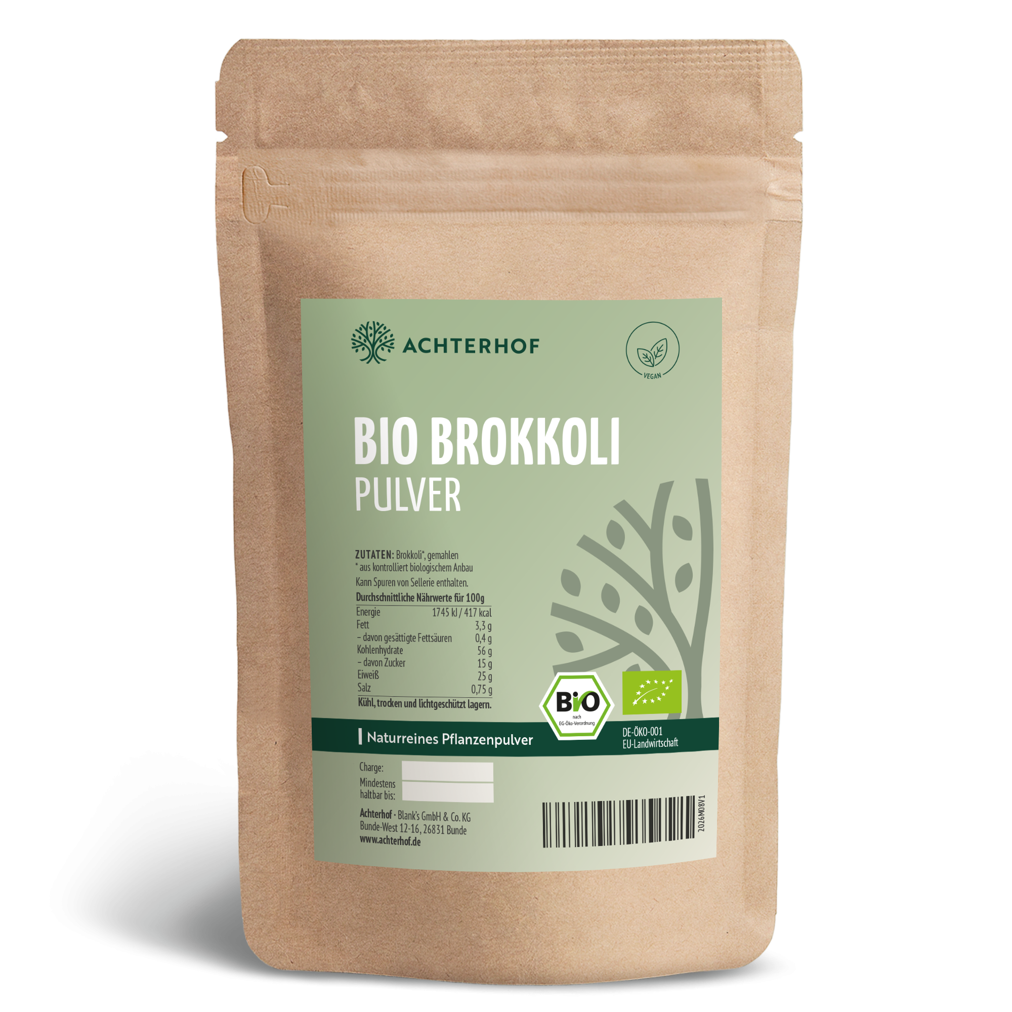 Brocoli en poudre bio (250g)
