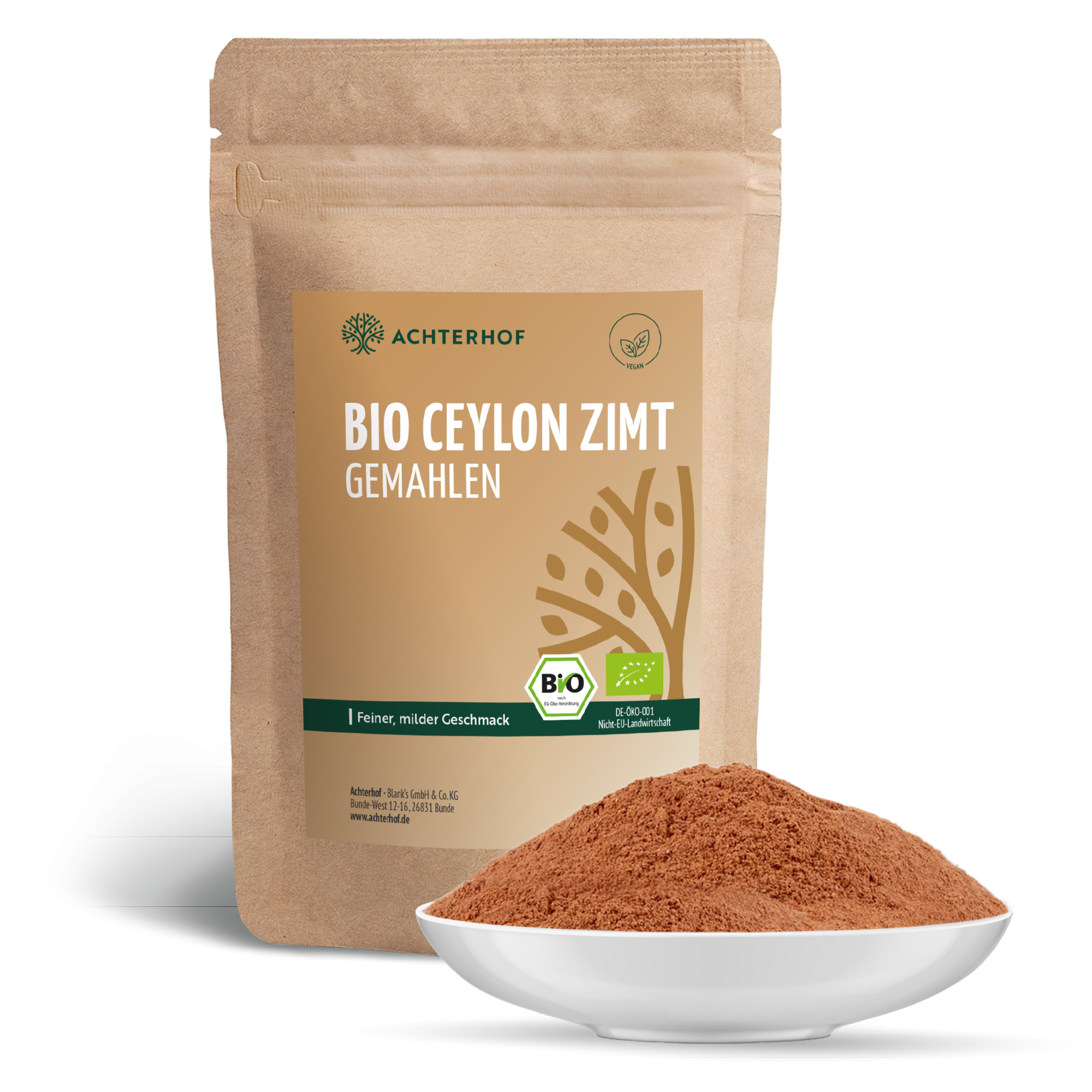Bio Ceylon Zimt gemahlen (250g)