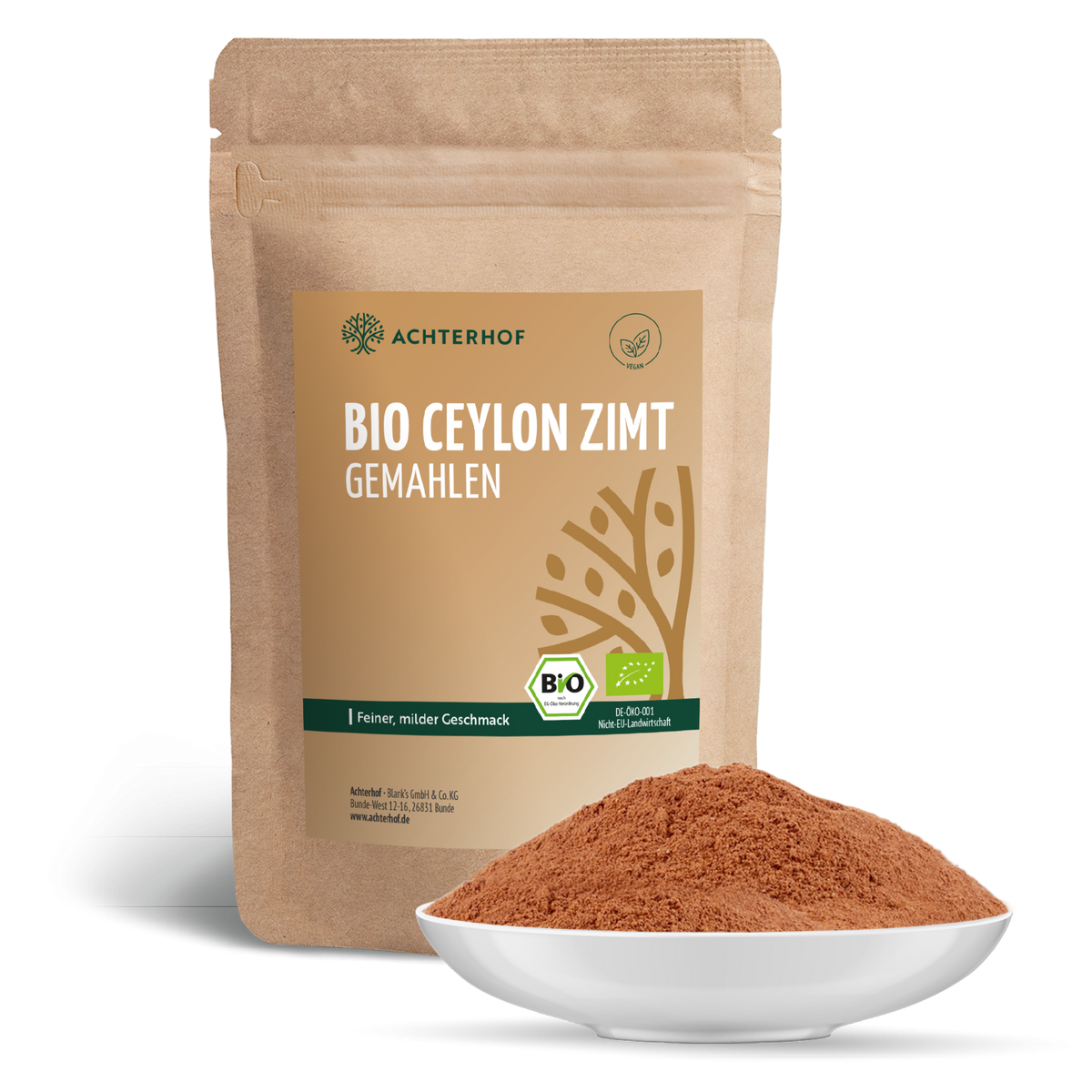 Bio Ceylon Zimt gemahlen (250g)