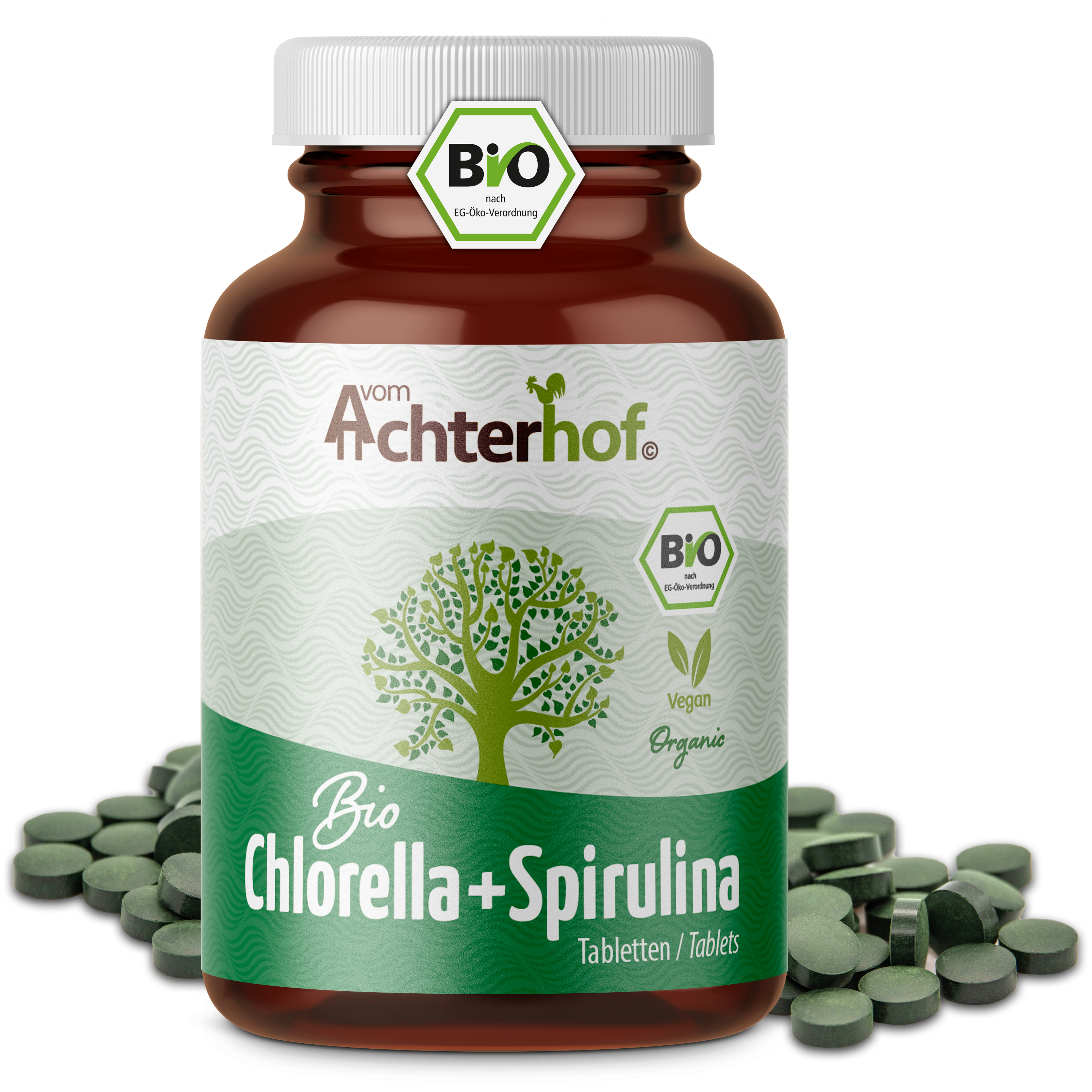 Chlorella & Spirulina Tabletten Bio (400 Tabletten)
