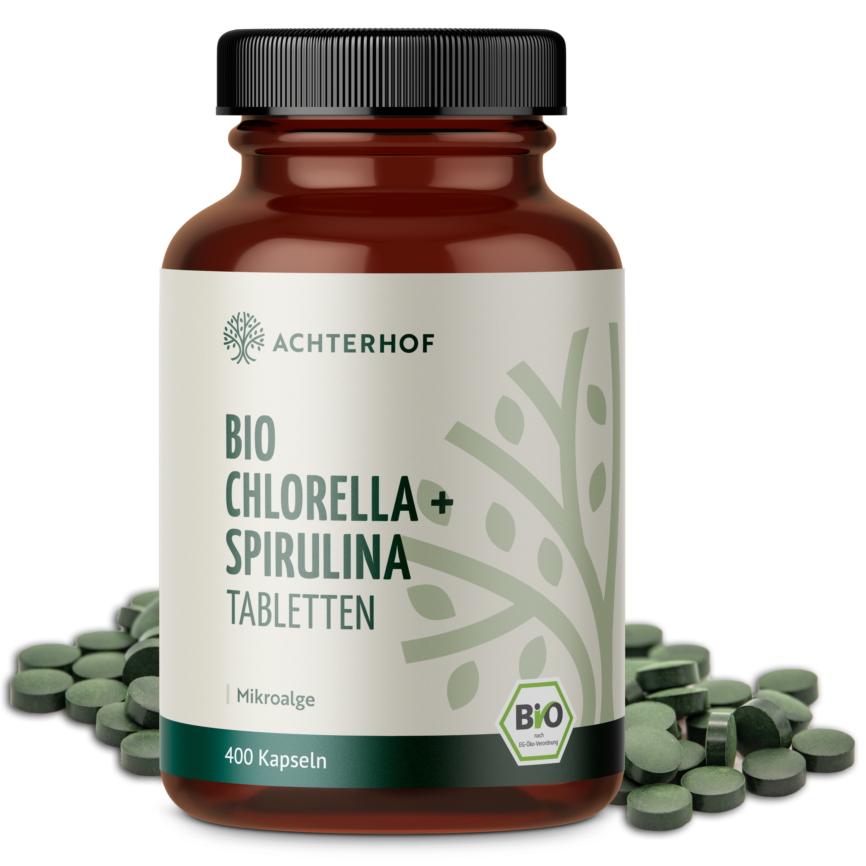 Chlorella & Spirulina Tabletten Bio (400 Tabletten)